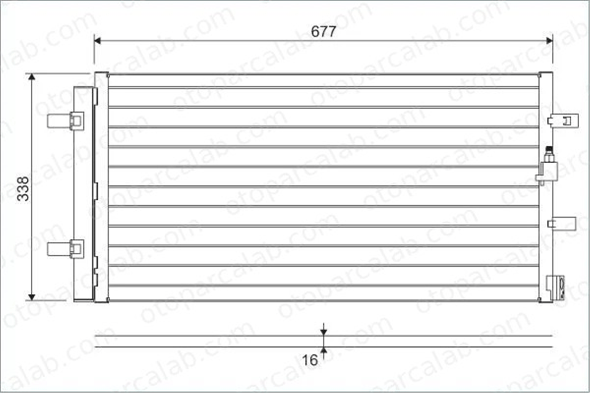 VALEO 814370 Klima Radyatörü AUDI A4 B8 A4 B8 Avant 8K0260403D 4G0260403A