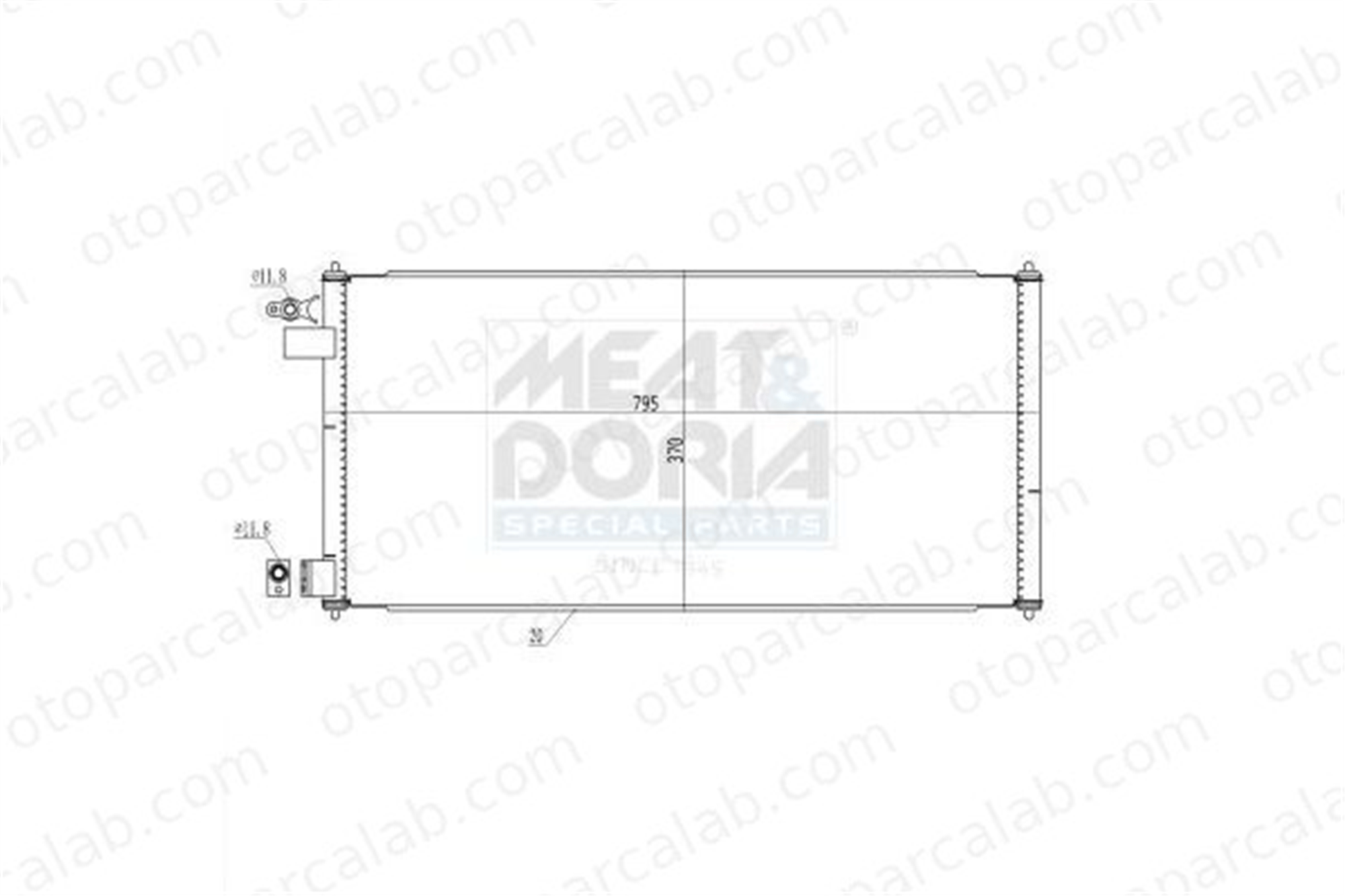 VALEO 814383 Klima Radyatörü FORD TOURNEO CONNECT TRANSIT CONNECT 2T1H19710AB 1223628