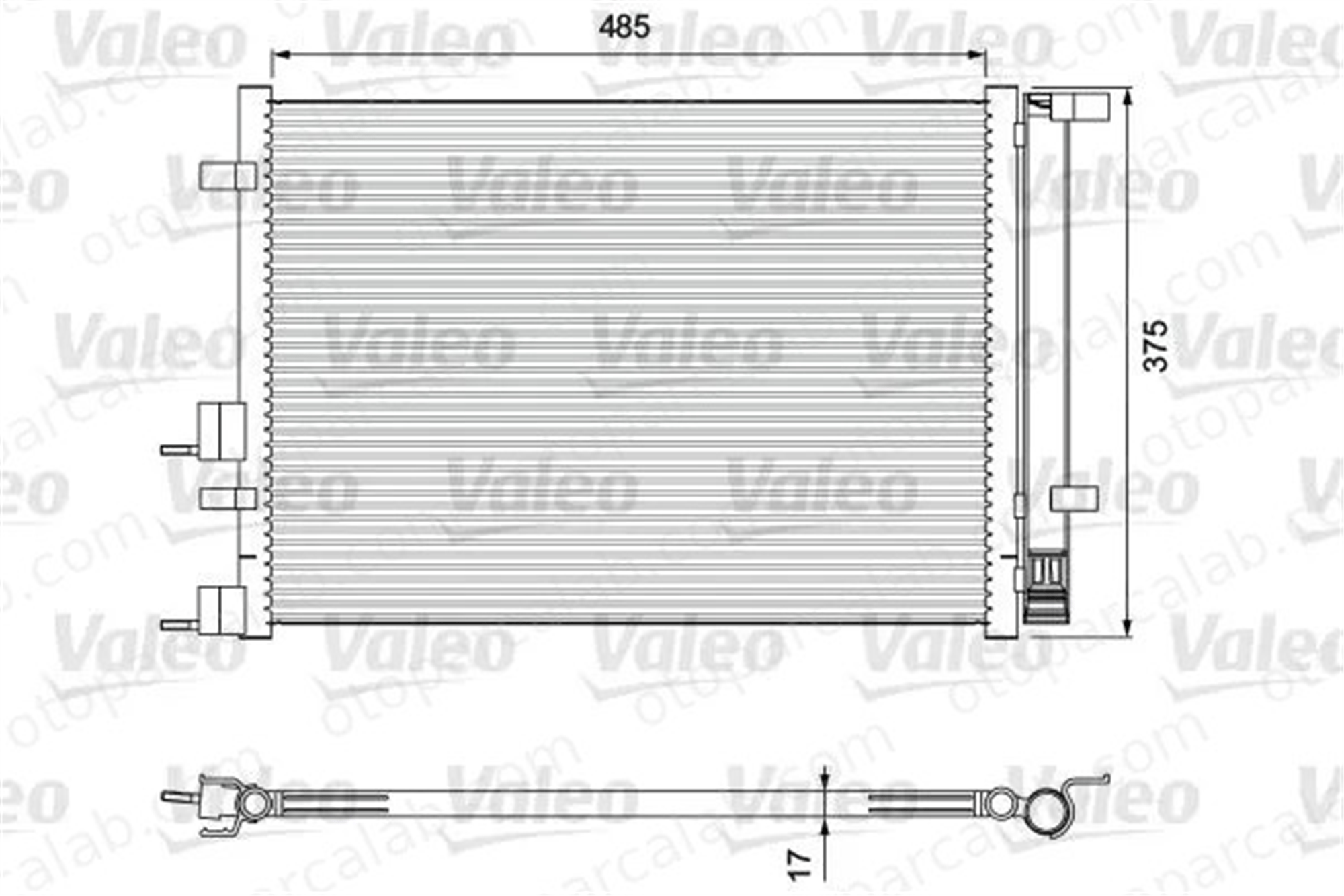 VALEO 814395 Klima Radyatörü HYUNDAI i20 I 976061J000 976061J010