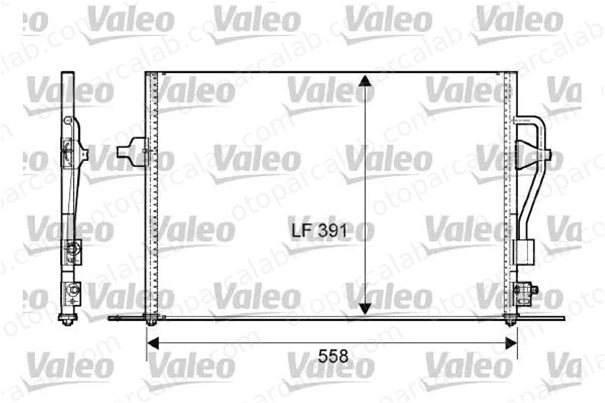 VALEO 817232 Klima Radyatörü FORD MONDEO II MONDEO II Sedan 1022553 1055189