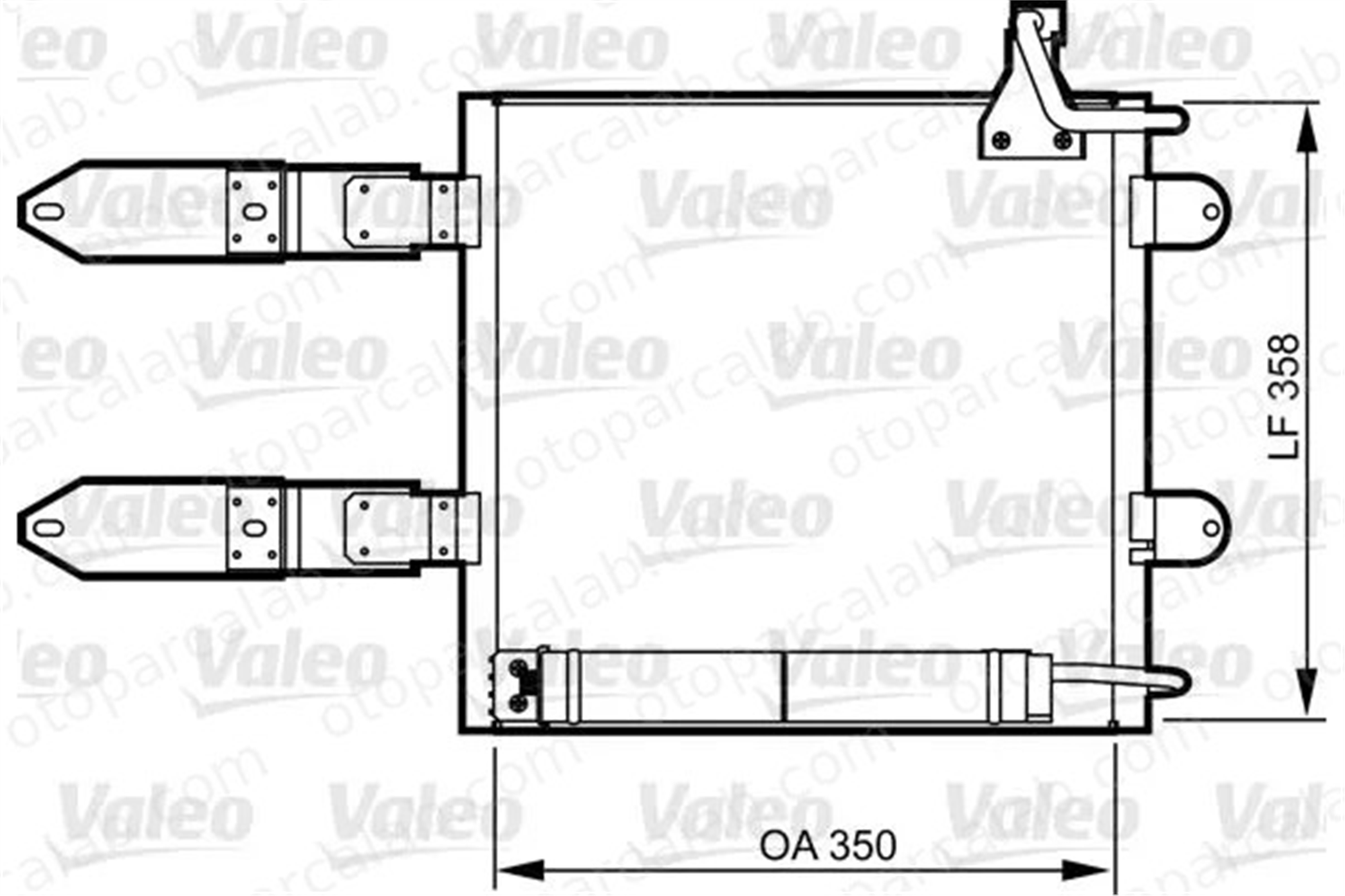 VALEO 817247 Klima Radyatörü VW LUPO I POLO 6X0820413A