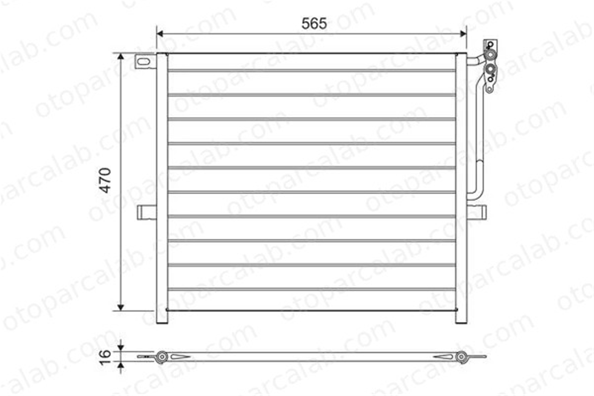VALEO 817383 Klima Radyatörü BMW X3 17113400400 17113403437