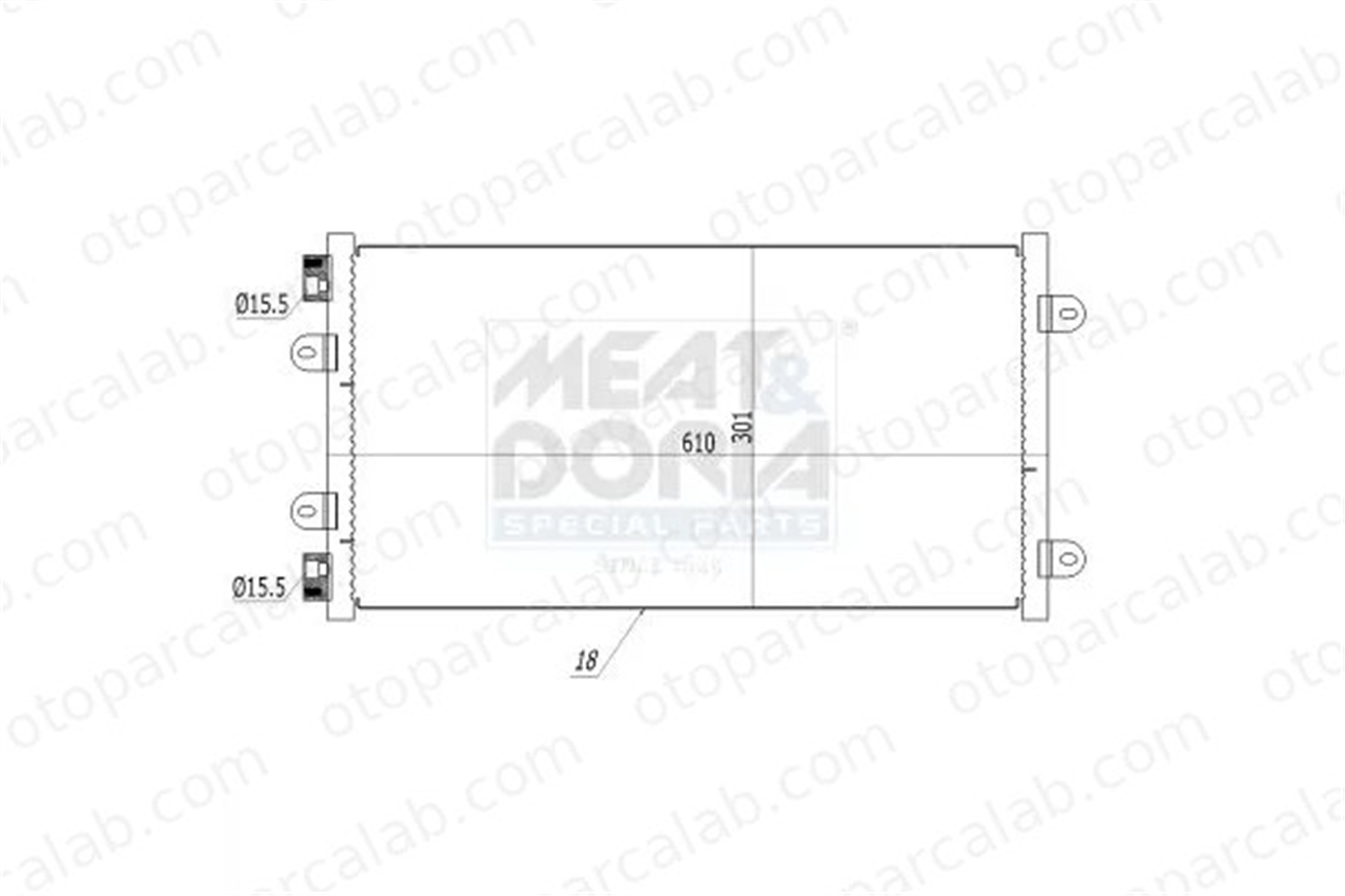 VALEO 817385 Klima Radyatörü FIAT PUNTO PUNTO Kasa/eğik arka 46829340 46524503