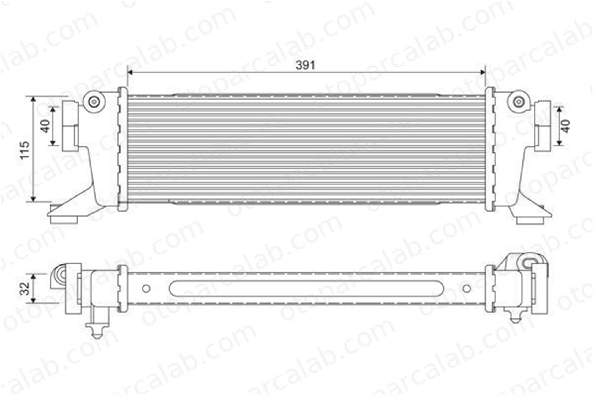 VALEO 817759 Turbo Radyatörü MERCEDES-BENZ A-SERISI VANEO A1685000000 1685000000
