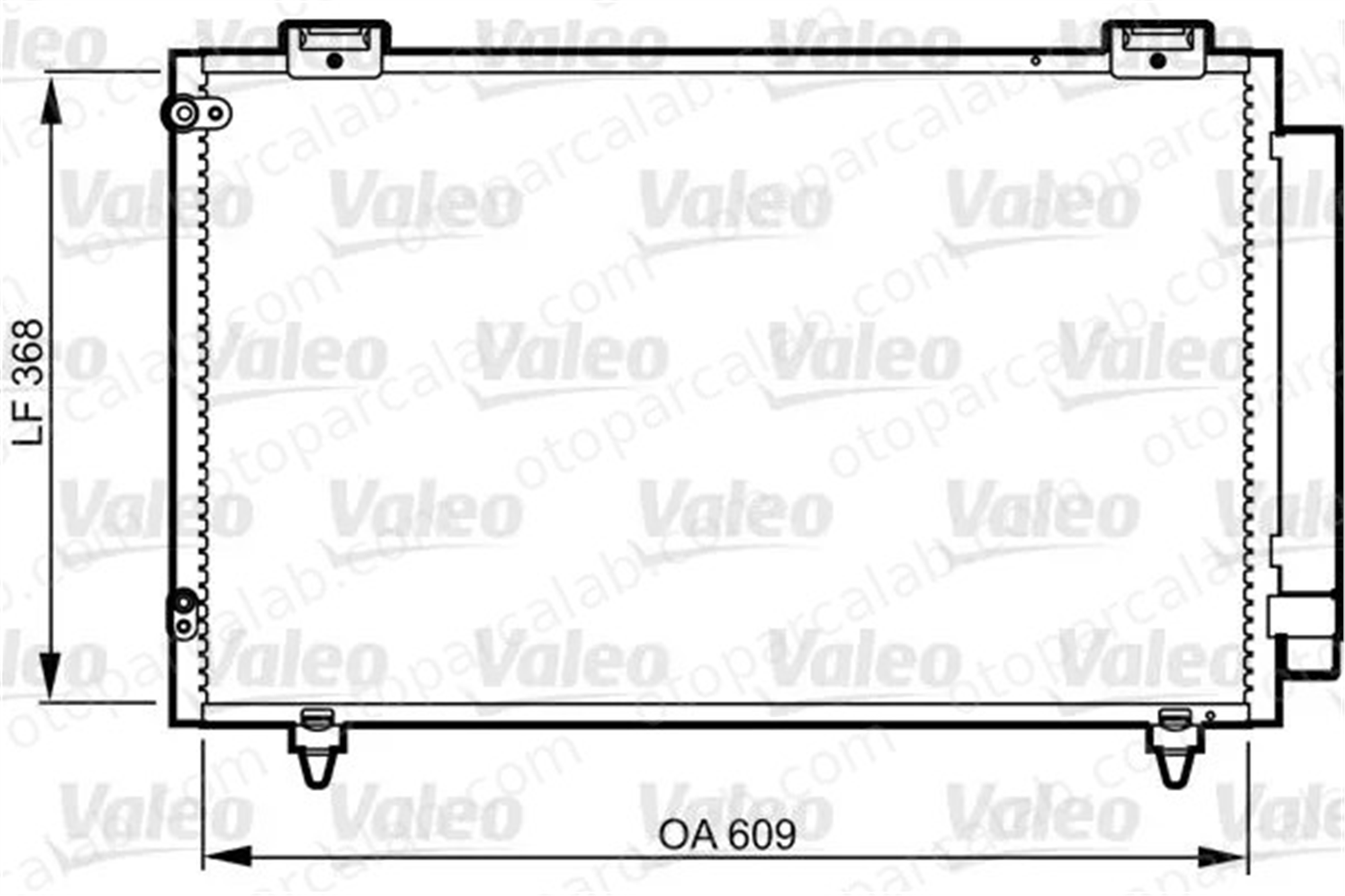 VALEO 817805 Klima Radyatörü TOYOTA COROLLA COROLLA Station wagon 8845002150 8845012230