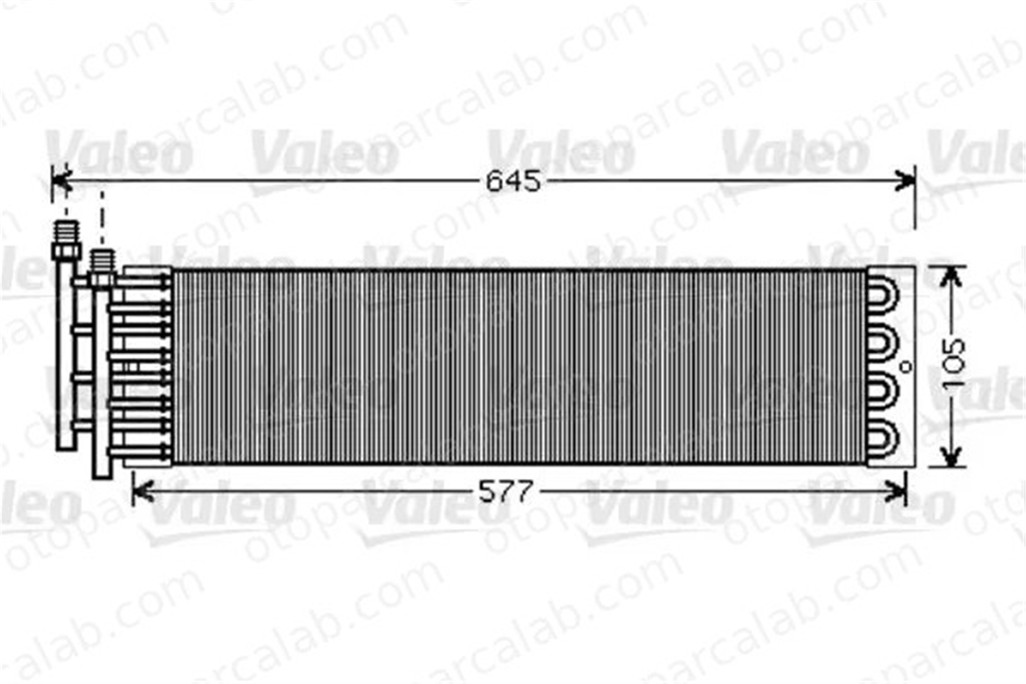 VALEO 818033 Klima Radyatörü MAN F90 TGS I 81619200023 81619200018