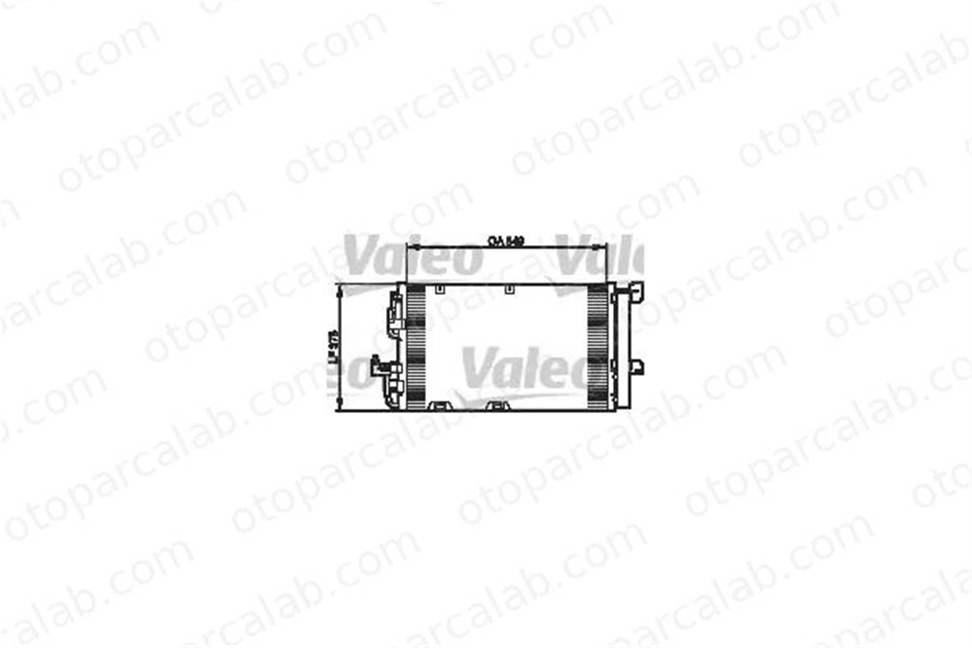 VALEO 818047 Klima Radyatörü OPEL ASTRA G Station wagon ZAFIRA A MPV 1850073 24431901