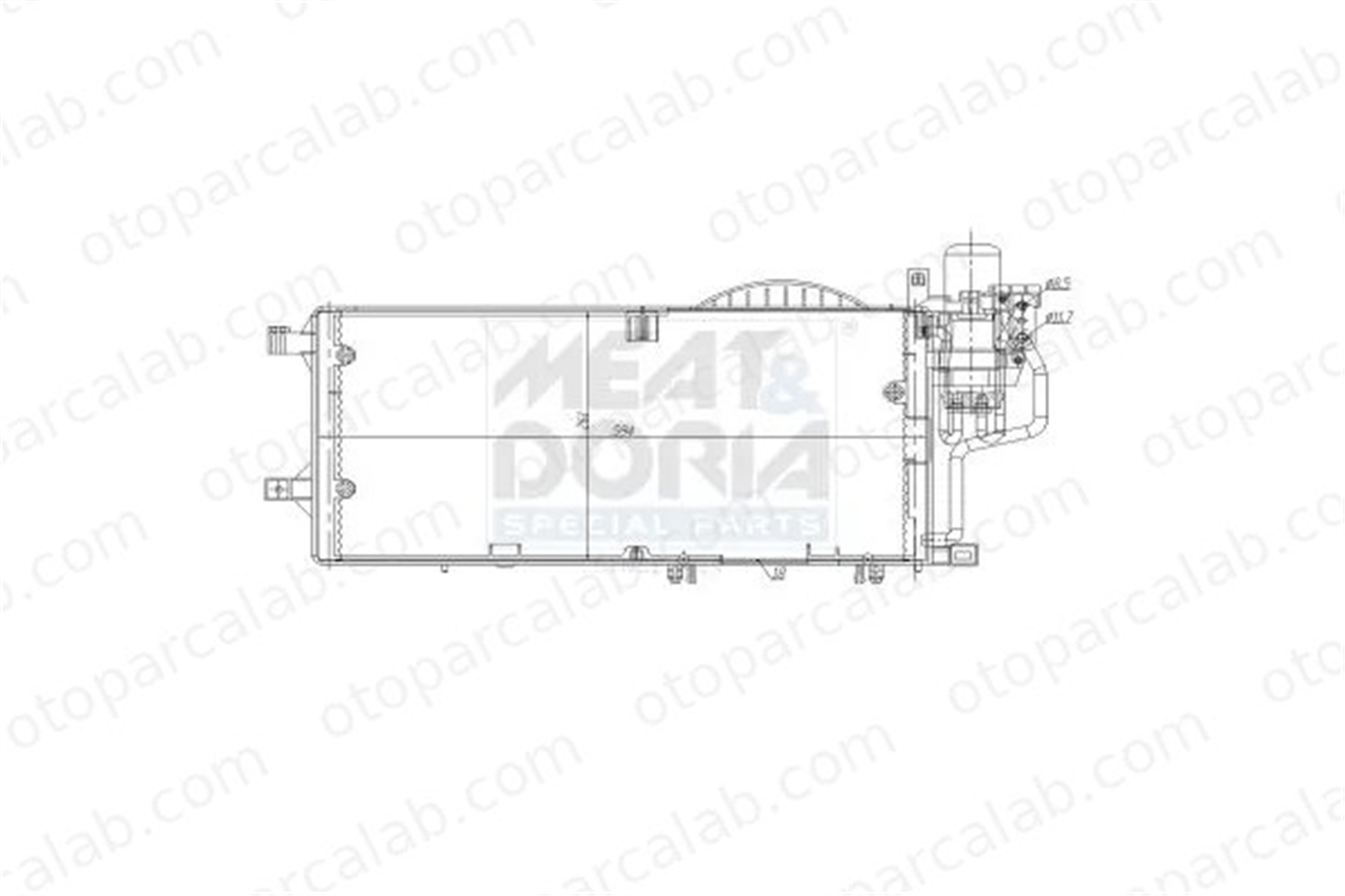 VALEO 818118 Klima Radyatörü OPEL COMBO Kasa/büyük limuzin COMBO Tour 1850089 1850071
