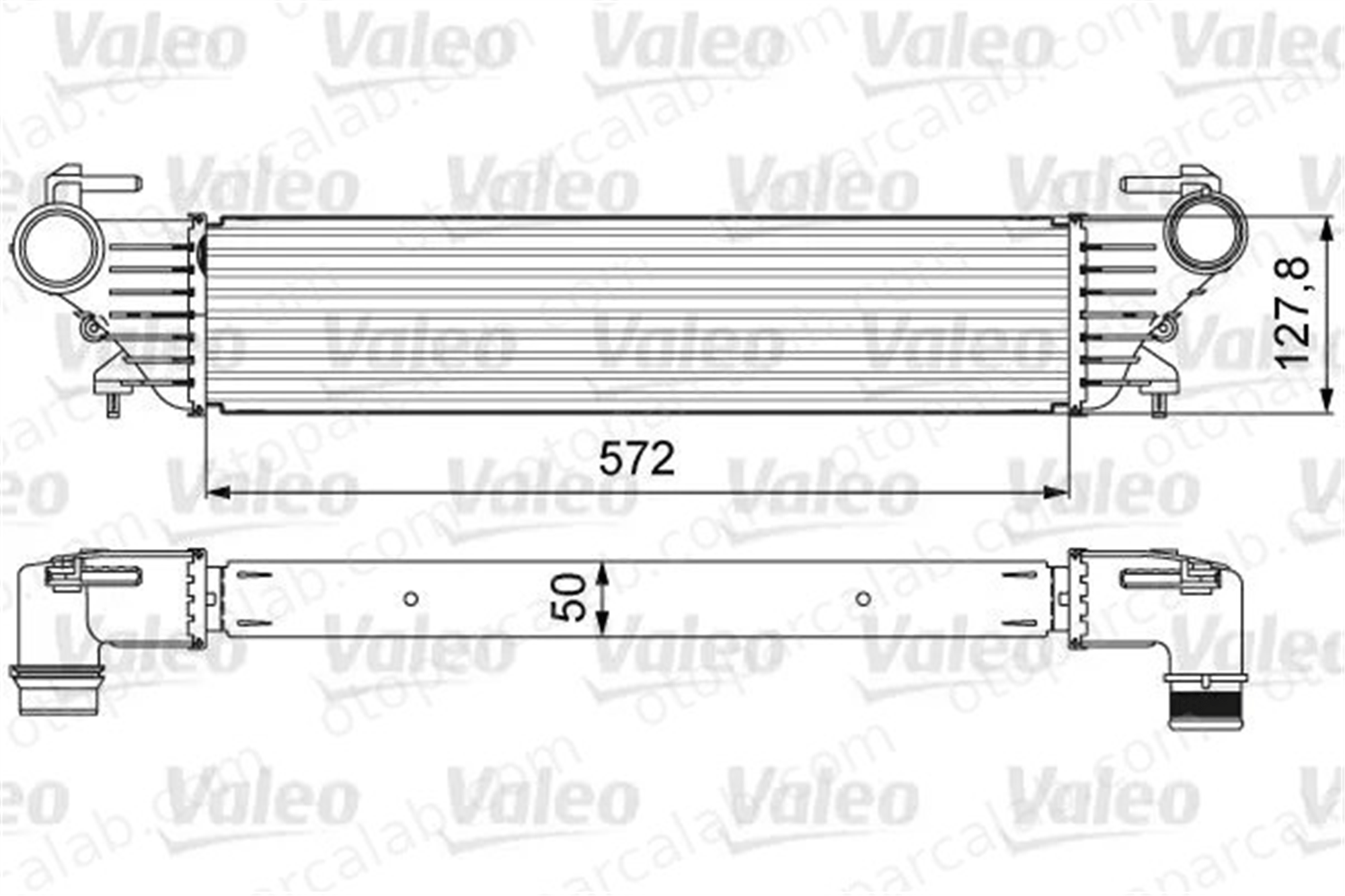 VALEO 818639 Turbo Radyatörü FIAT 500L TIPO Hatchback 51887954 51964106