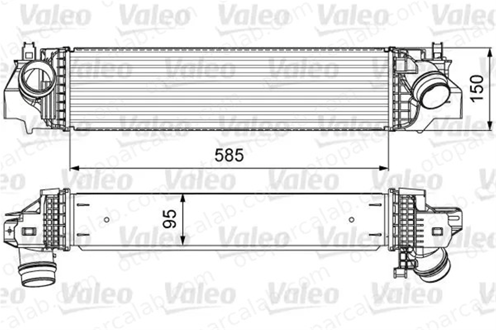 VALEO 818640 Turbo Radyatörü MINI MINI BMW X1 17517617598 7617598