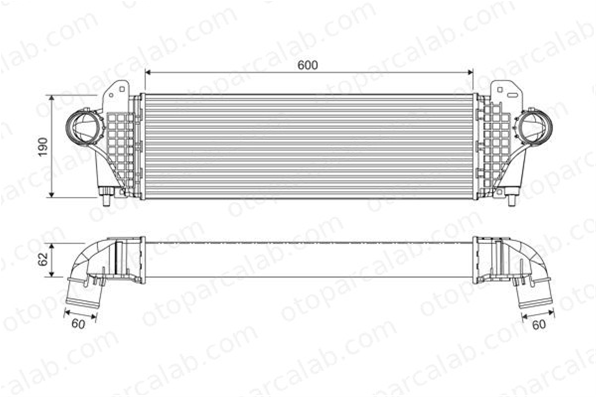VALEO 818694 Turbo Radyatörü IVECO DAILY VI Platform şasi DAILY VI Panelvan/Van 5801255844 5801255806
