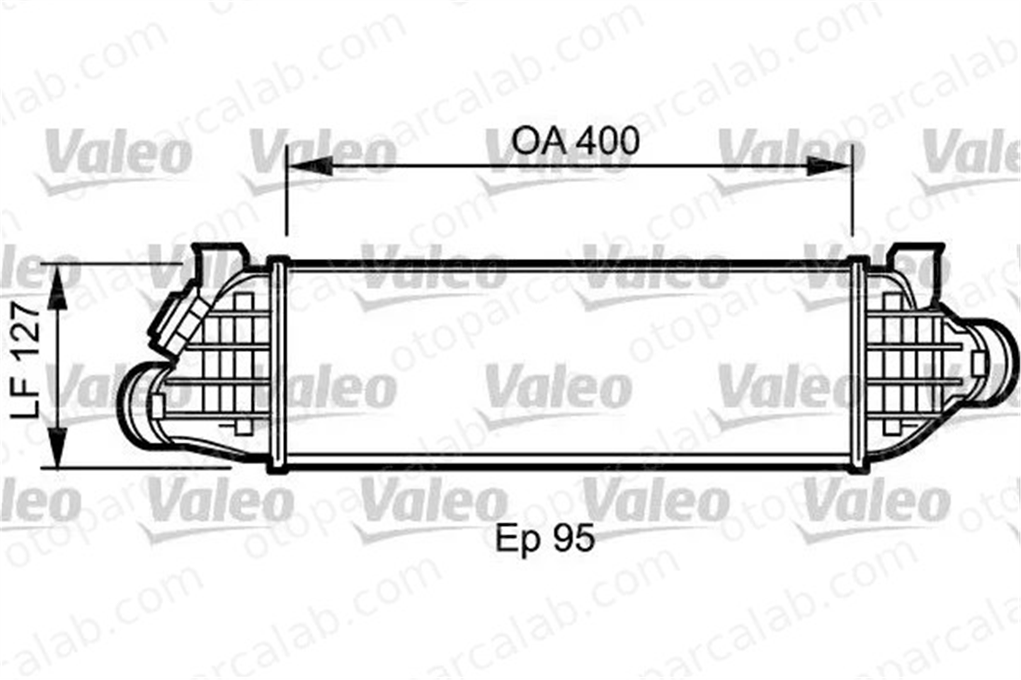 VALEO 818802 Turbo Radyatörü FORD TRANSIT Minibüs/Otobüs TRANSIT Panelvan/Van 4432117 1671445