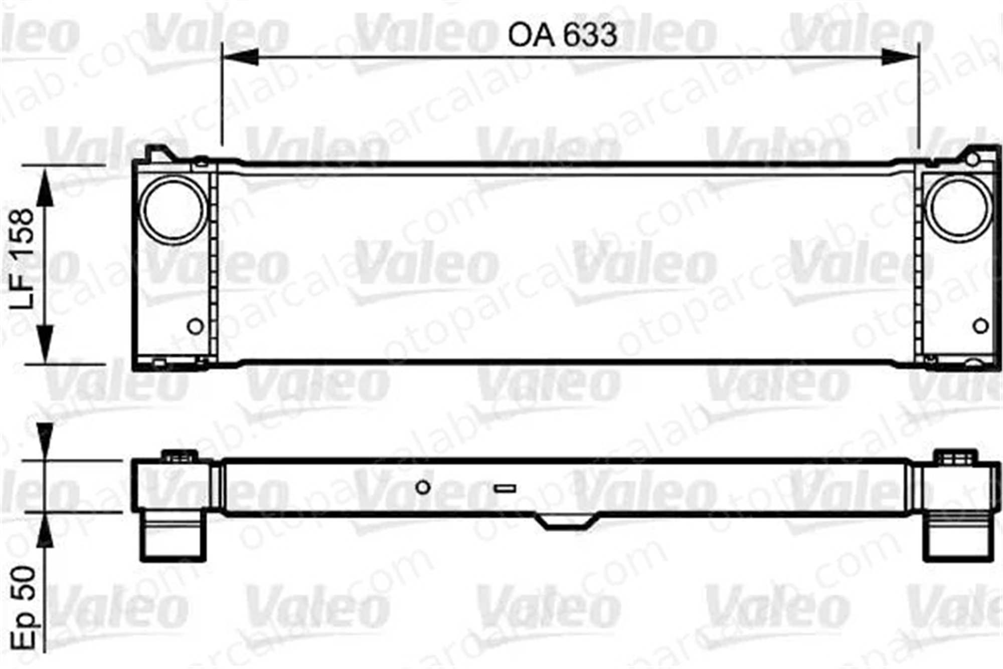 VALEO 818807 Turbo Radyatörü MERCEDES-BENZ VIANO VITO / MIXTO Panelvan/Van A6395010301 6395010301