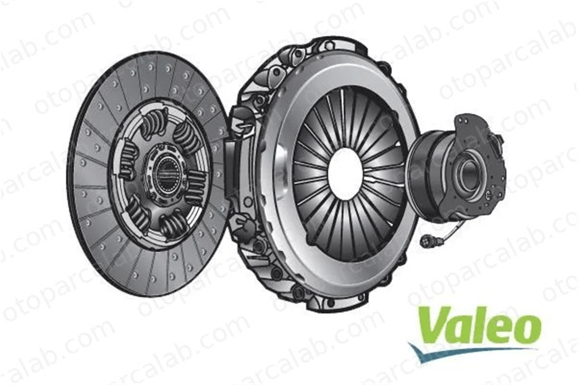 VALEO 827633 Debriyaj Seti MERCEDES-BENZ AROCS ACTROS MP4 / MP5 A0282504301 272503901