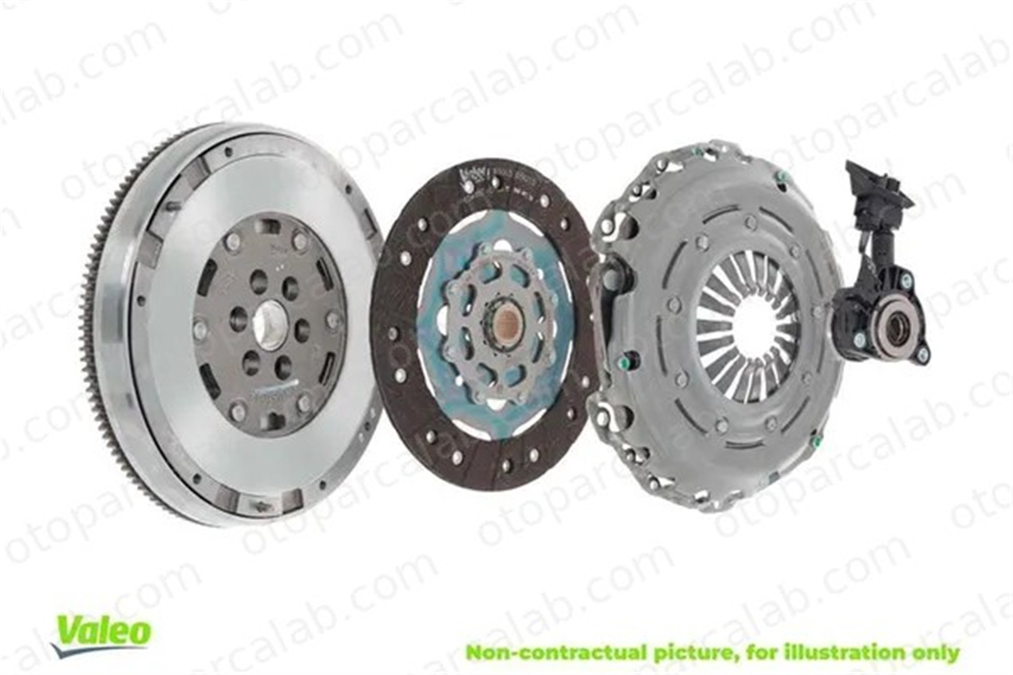 VALEO 837405 Debriyaj Seti VW CADDY III Kasa/büyük limuzin AUDI A3 3L105266BK 03L105266BK