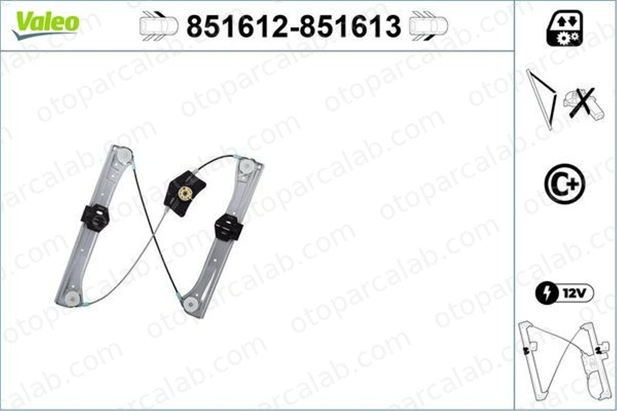 VALEO 851612 Cam Krikosu Ön Sol MERCEDES-BENZ S-SERISI MINI MINI A2217200146 51337162163