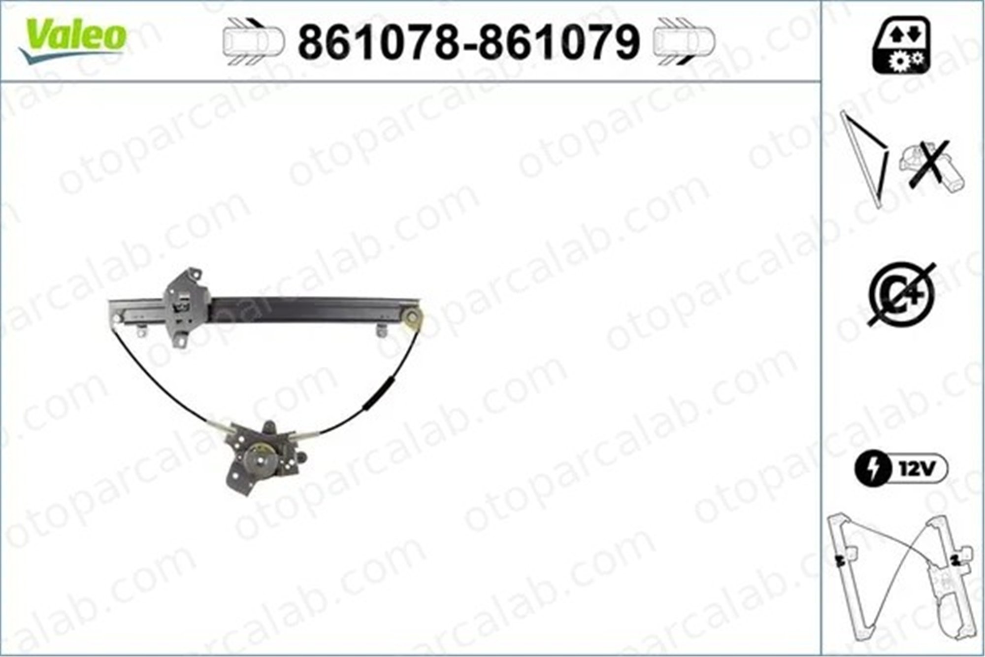 VALEO 861078 Cam Krikosu Ön Sol HYUNDAI LANTRA II Station wagon LANTRA II 8240429012