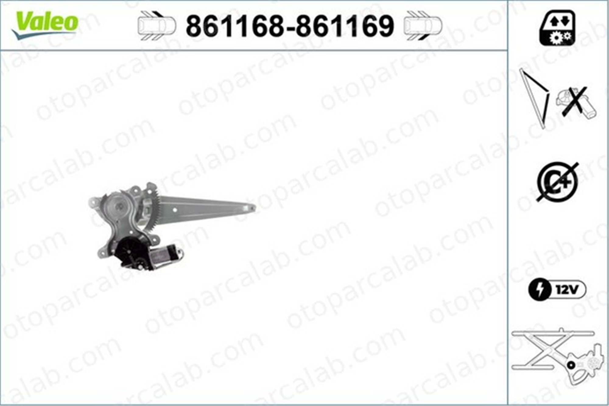 VALEO 861168 Cam Krikosu Ön Sol DAIHATSU TERIOS CUORE VII 69802B4010 69804B4010