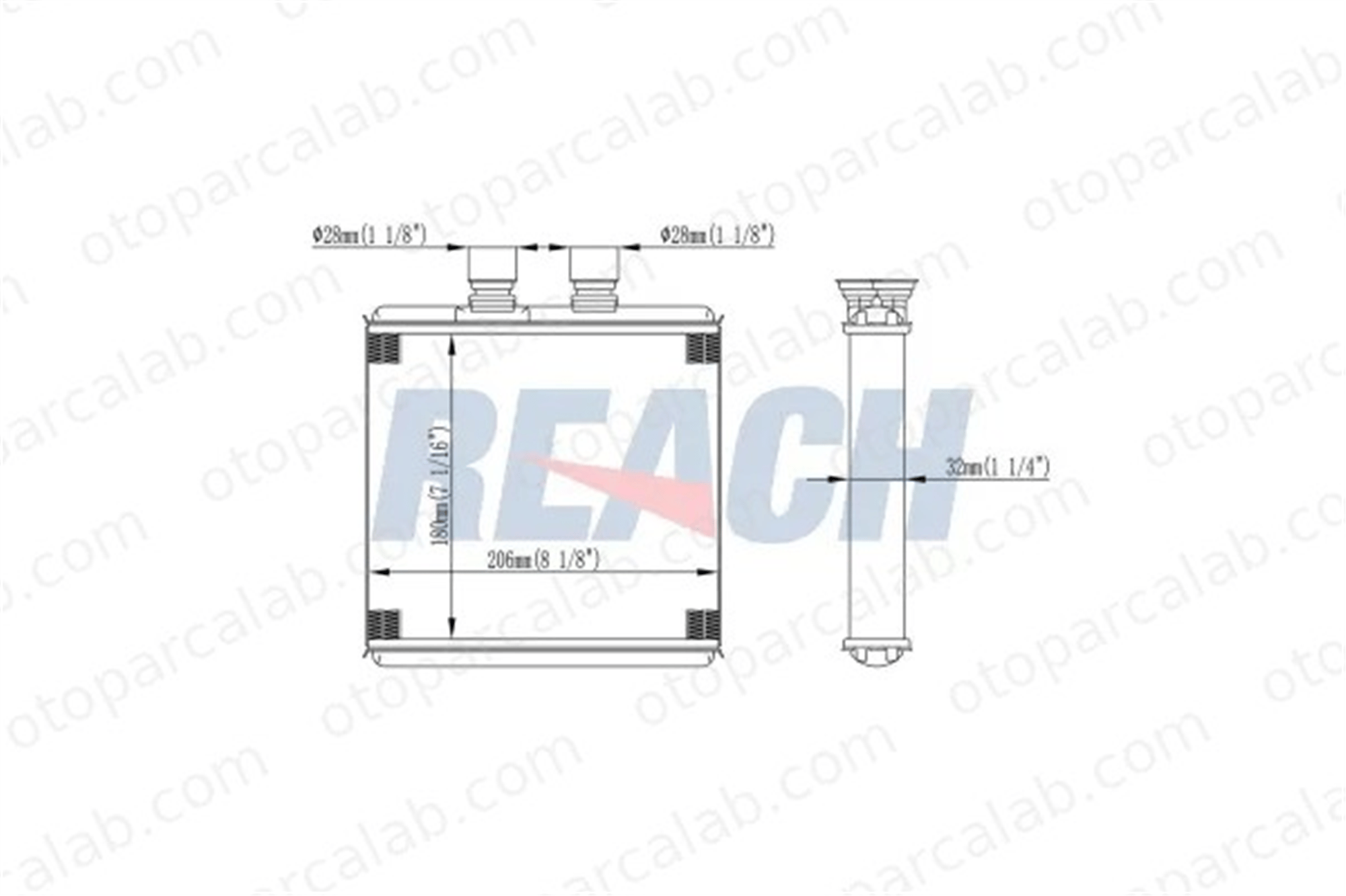 VEKA 41-2807B Kalorifer Radyatörü MERCEDES-BENZ E-SERISI E-SERISI T-Model 2048300061 A2048300061