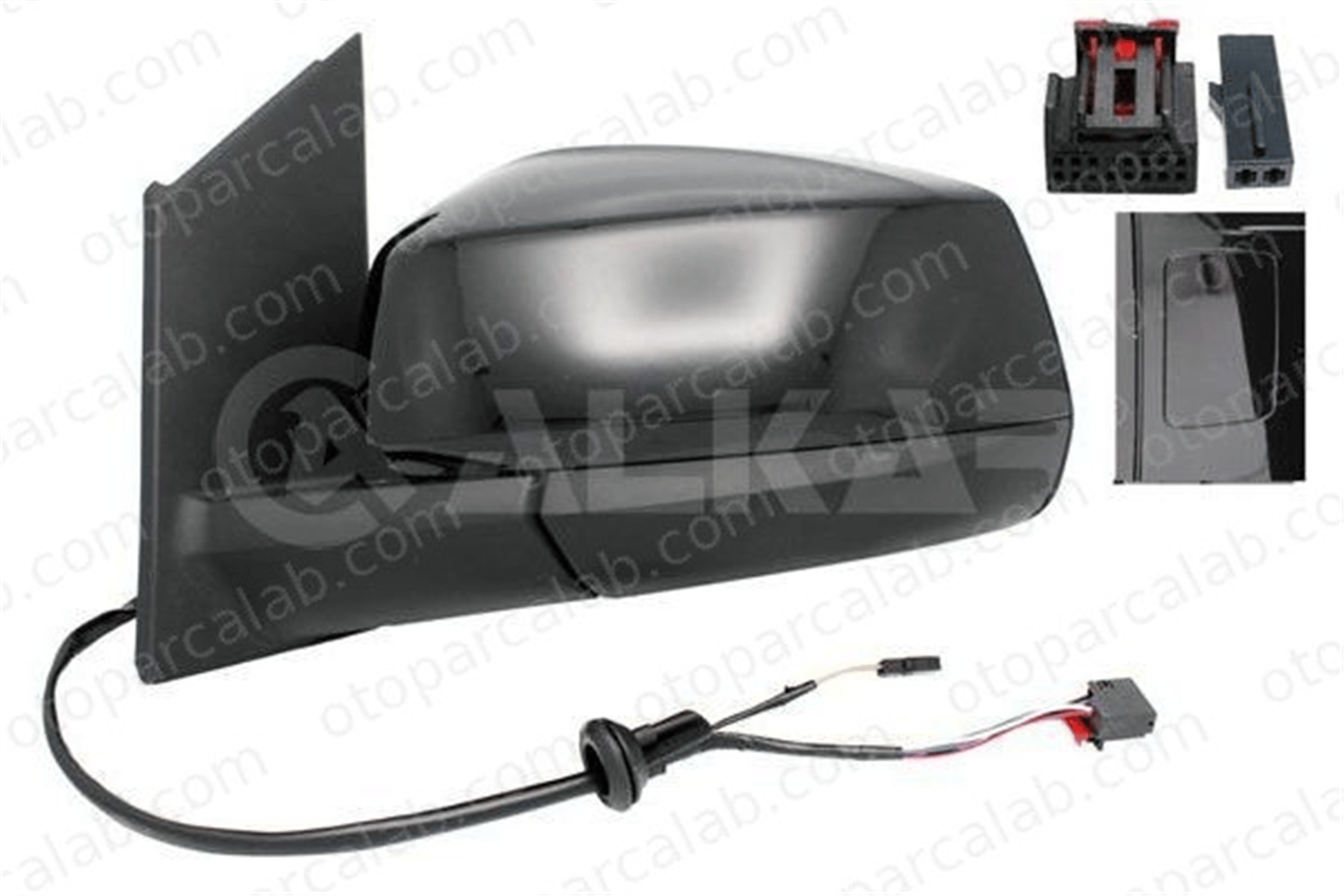 VIEWMAX 8375-1NEBHPL Dikiz Aynası Sol VW CADDY V Kasa/büyük limuzin 2K7857407L 2556368