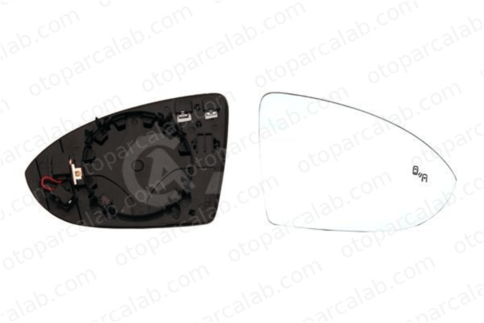 VIEWMAX VM6187GHBSR Ayna Camı Dış Sağ VW GOLF VII GOLF VII Variant 5G0857522N