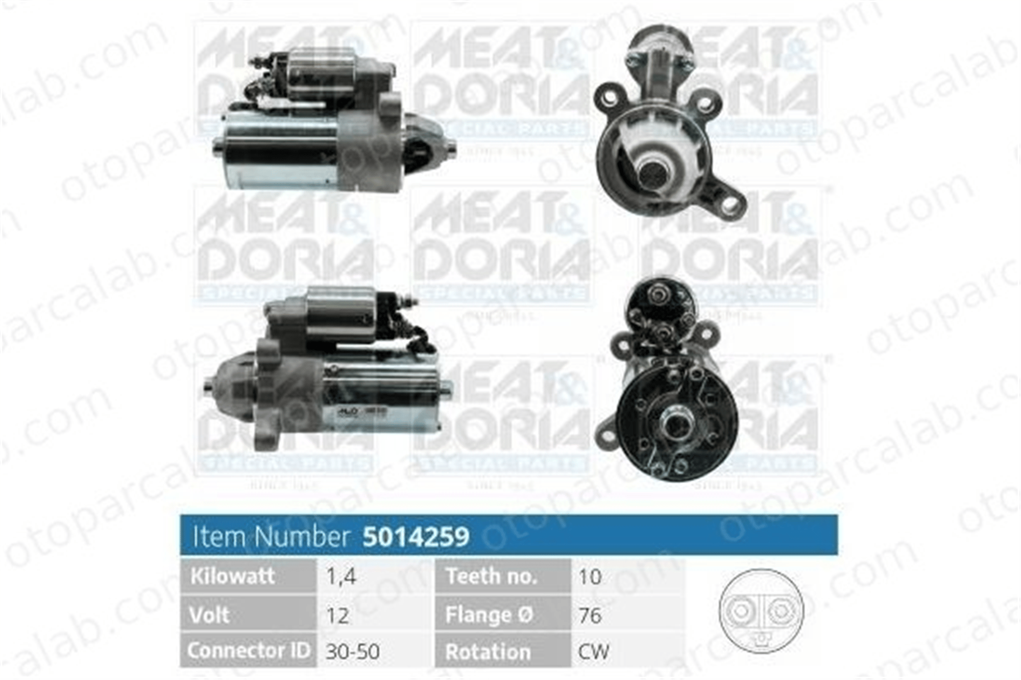 VISTEON 20-100-01005 Marş Dinamosu FORD MONDEO I MONDEO I Turnier YS4U11000DB R93BB11000AB