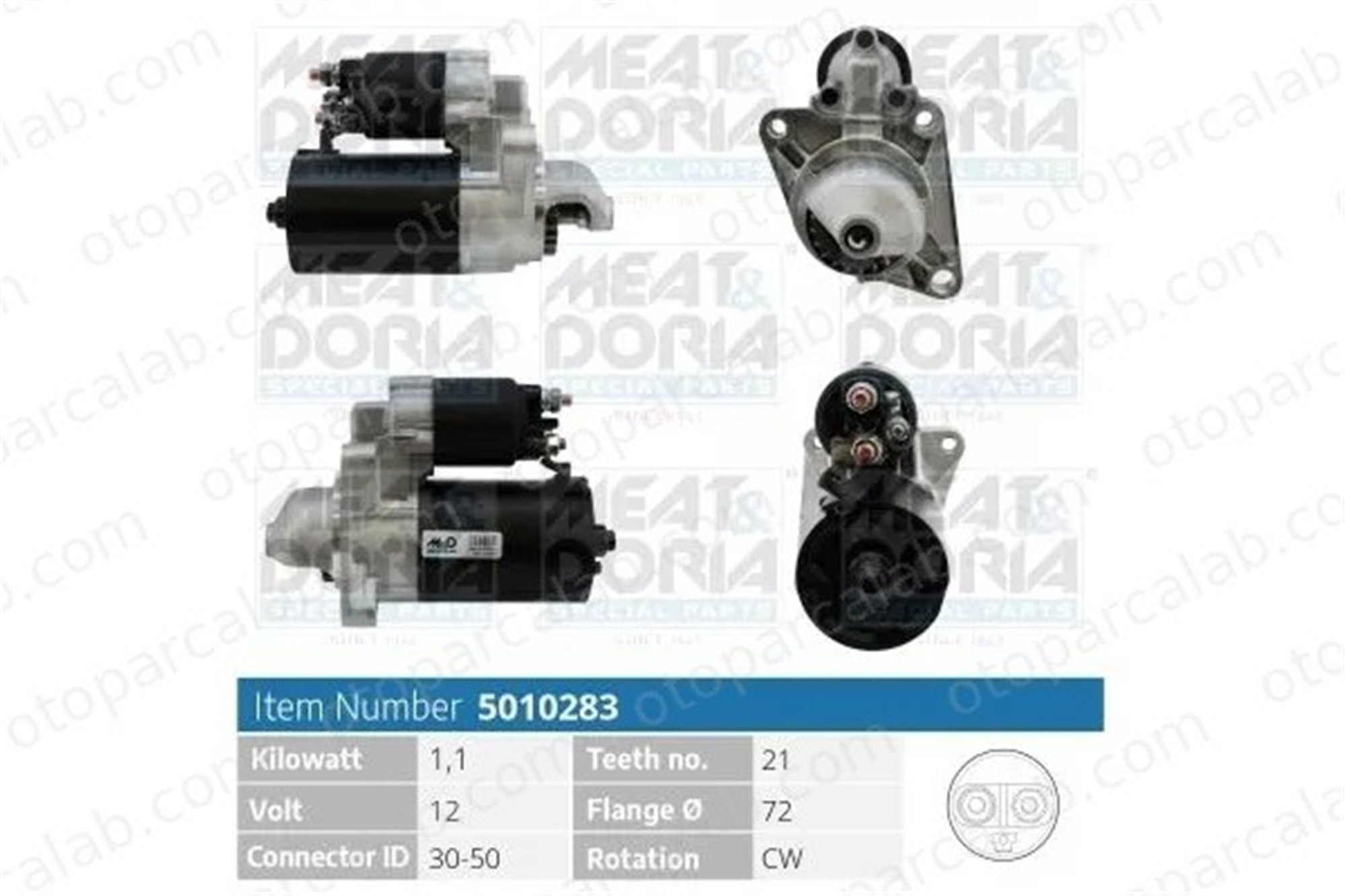 VISTEON 20-100-01006 Marş Dinamosu FORD KA FIESTA IV 96FB11000ME 1019852