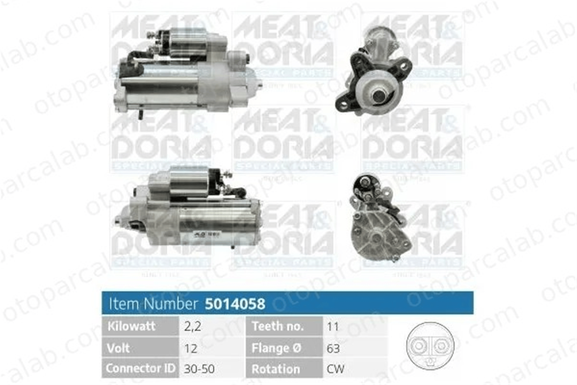 VISTEON 20-100-01036 Marş Dinamosu FORD MONDEO IV MONDEO IV Sedan 6G9N11000FA 4M5T11000FD