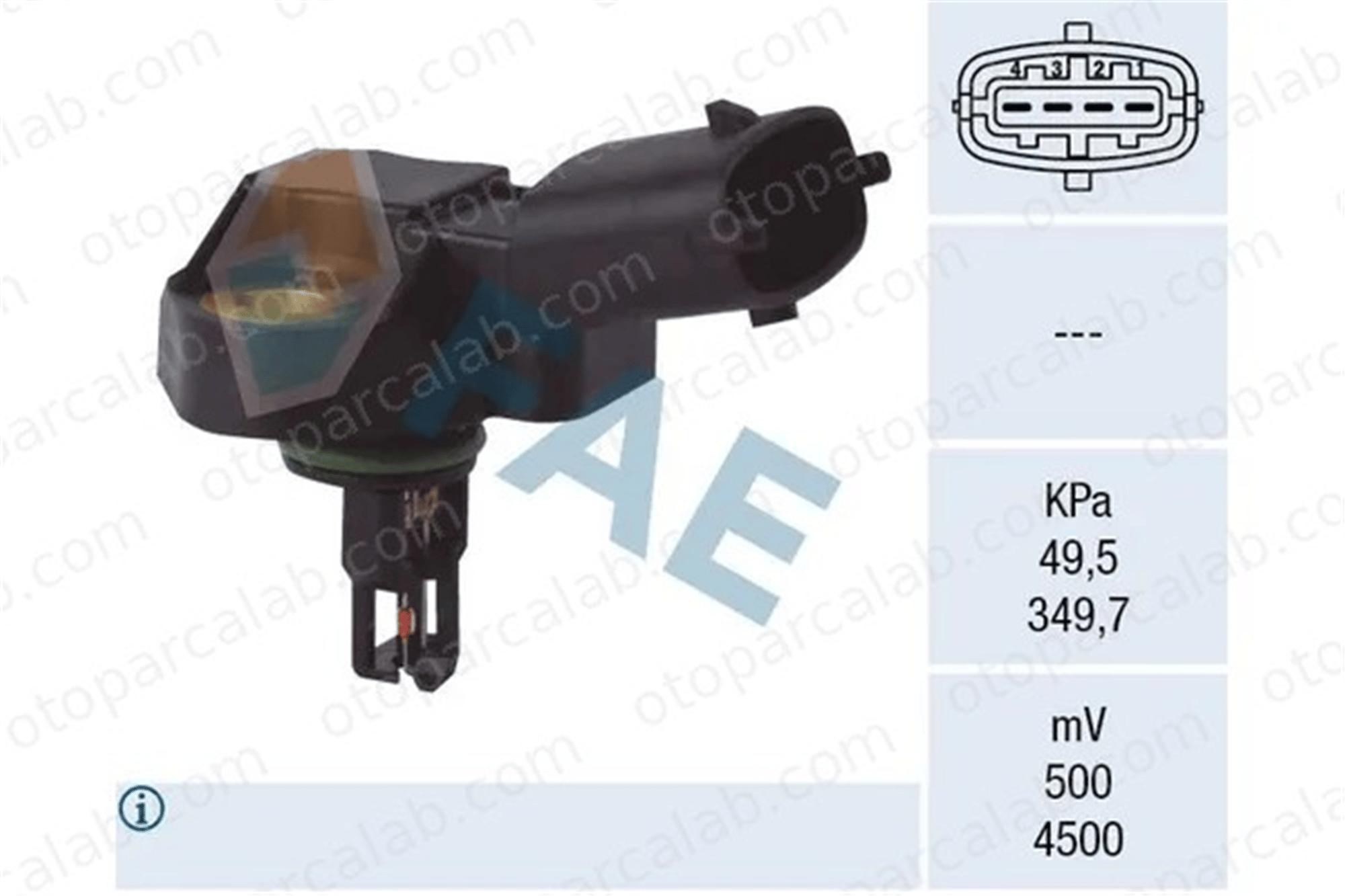 WAGENBURG 702005 MAP Sensörü MERCEDES-BENZ VARIO Platform şasi VARIO Damperli araç 281002244 A0041531828