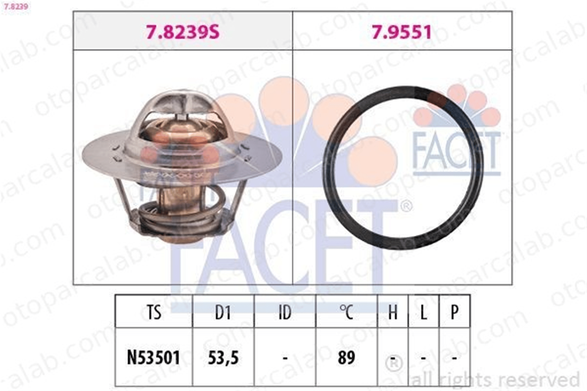 WAHLER 3470.89D50 Termostat RENAULT MEGANE I Classic KANGOO Express 9110719 M474877