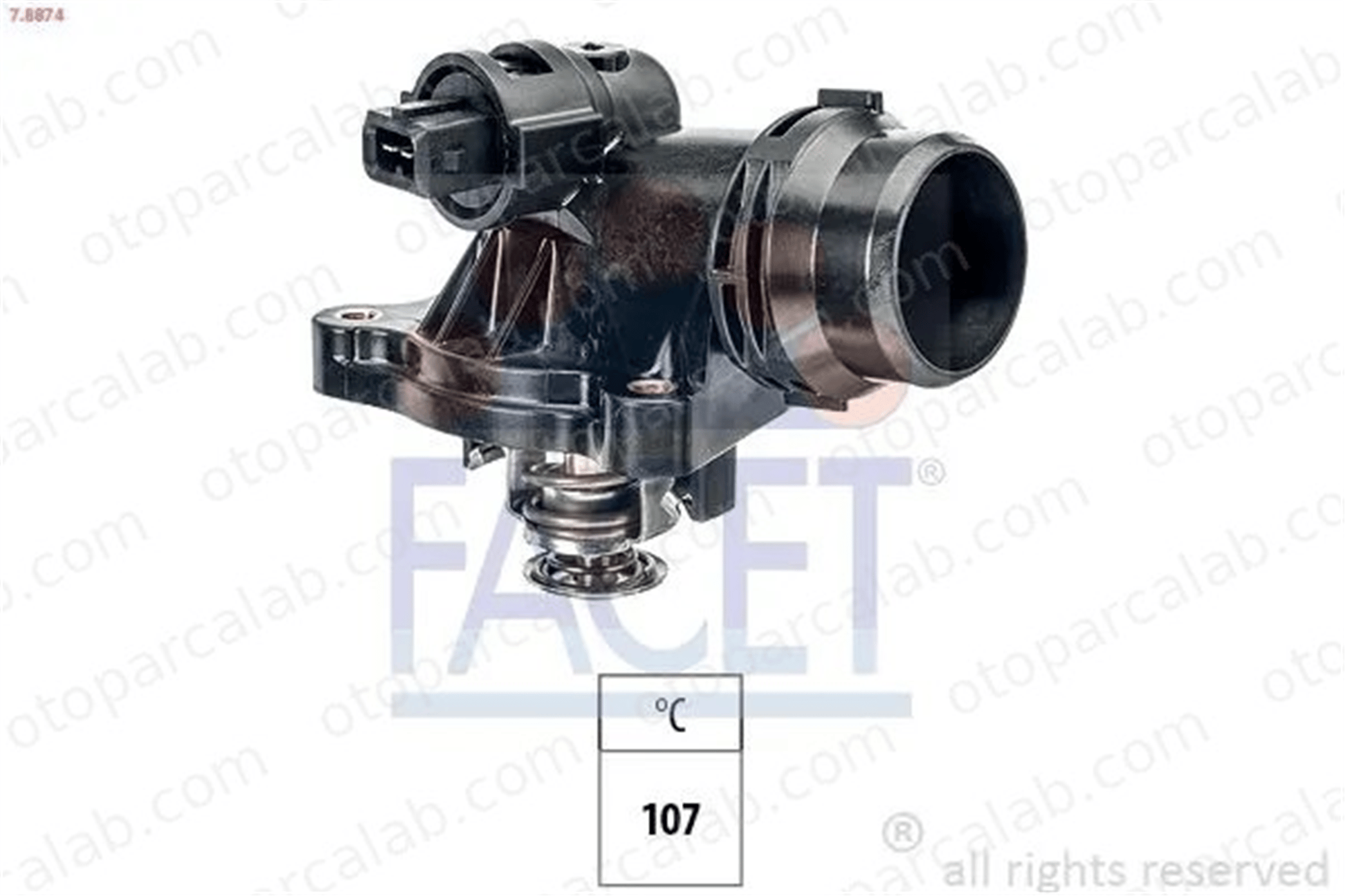 WAHLER 4337.105 Termostat BMW 1 3 11537510959 7510959