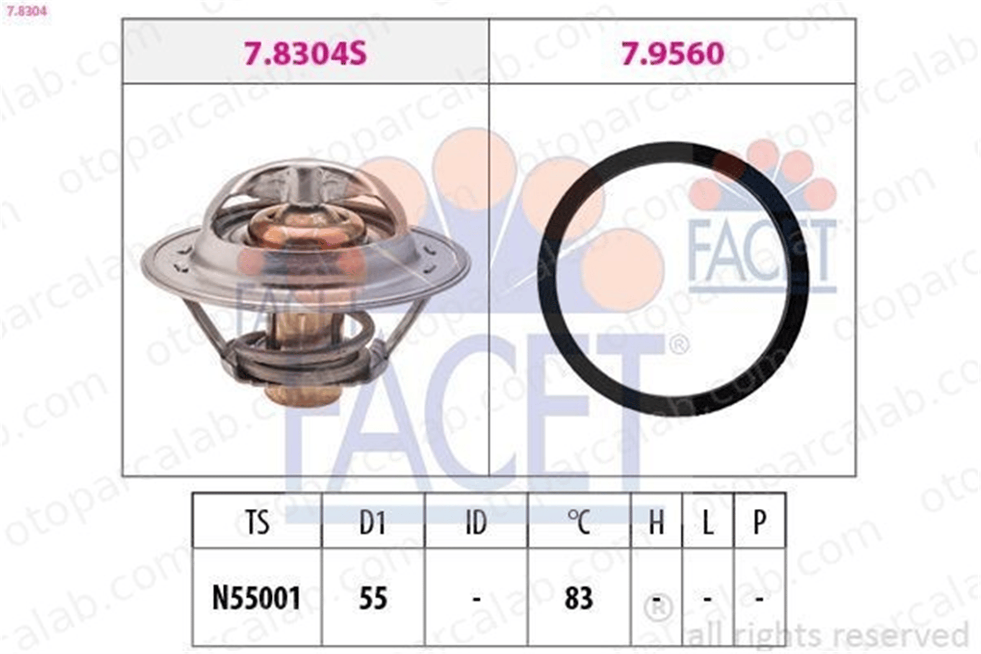 WAHLER 4450.83D Termostat CITROËN XSARA XSARA Coupe 133839 9616090280