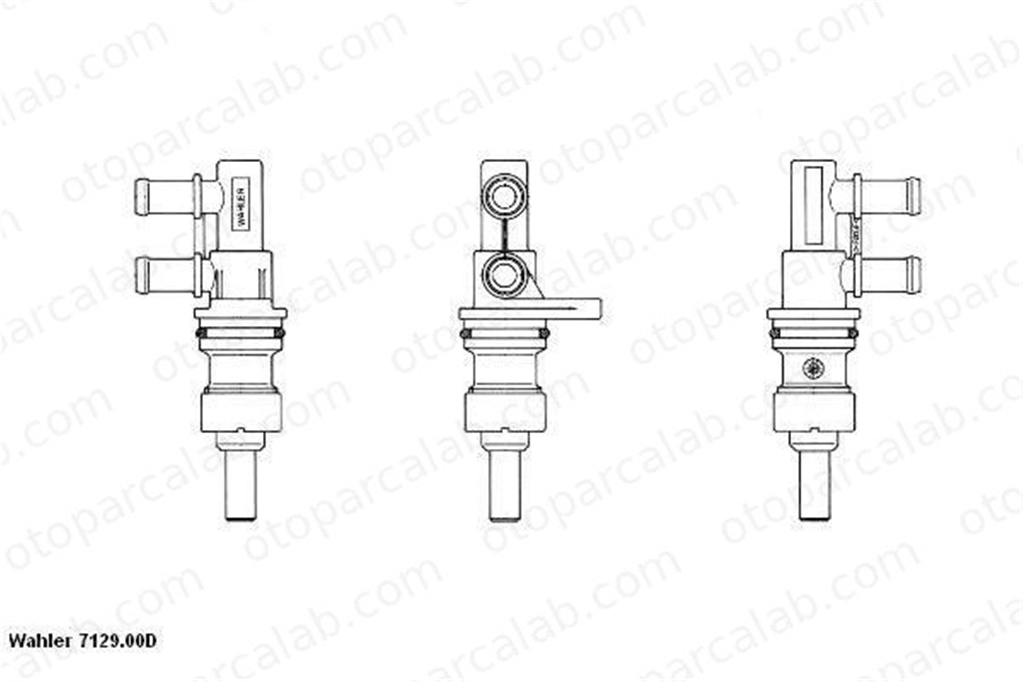WAHLER 7129.00D Fan Müşürü BMW 3 Coupe 5 13541730682