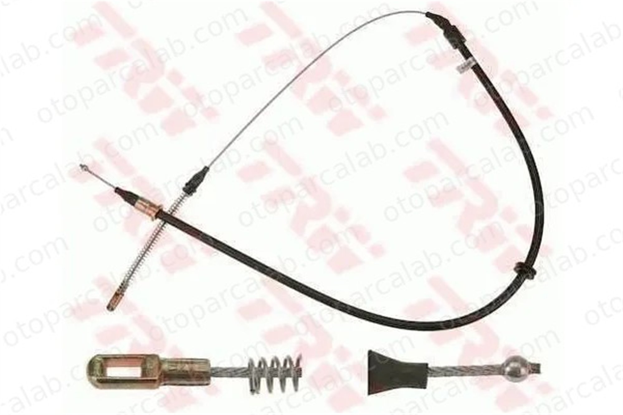 WALBURG W195 El Fren Teli Arka Sol OPEL CORSA B TIGRA 522615 90445985