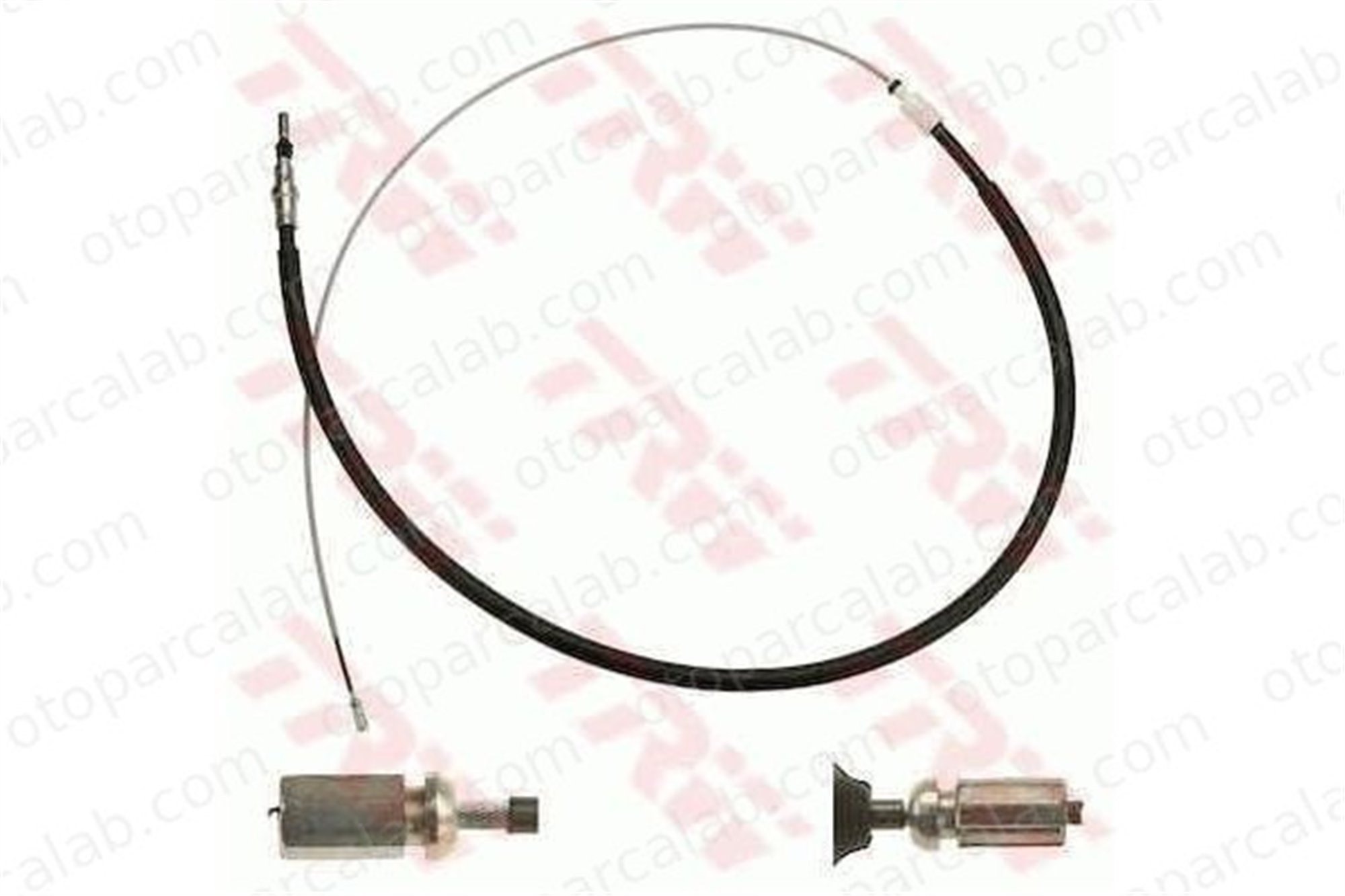 WALBURG W310 El Fren Teli Arka Sağ veya Sol CITROËN C3 I C3 Pluriel 4745V1 4745VA