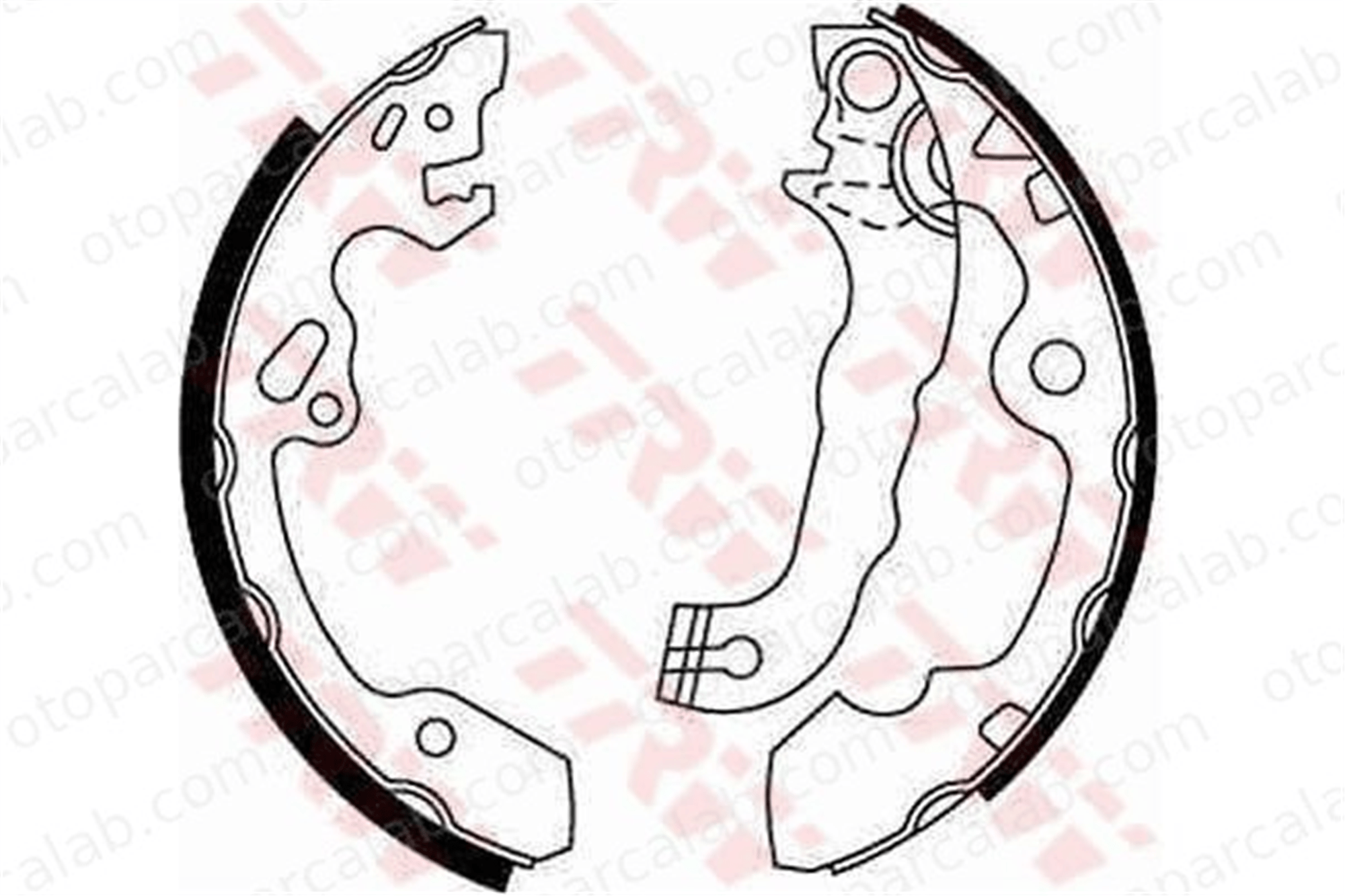 WALBURG WBS1009 Fren Pabuçlu Balata Arka FORD FOCUS I FOCUS I Sedan 1075549 1126158