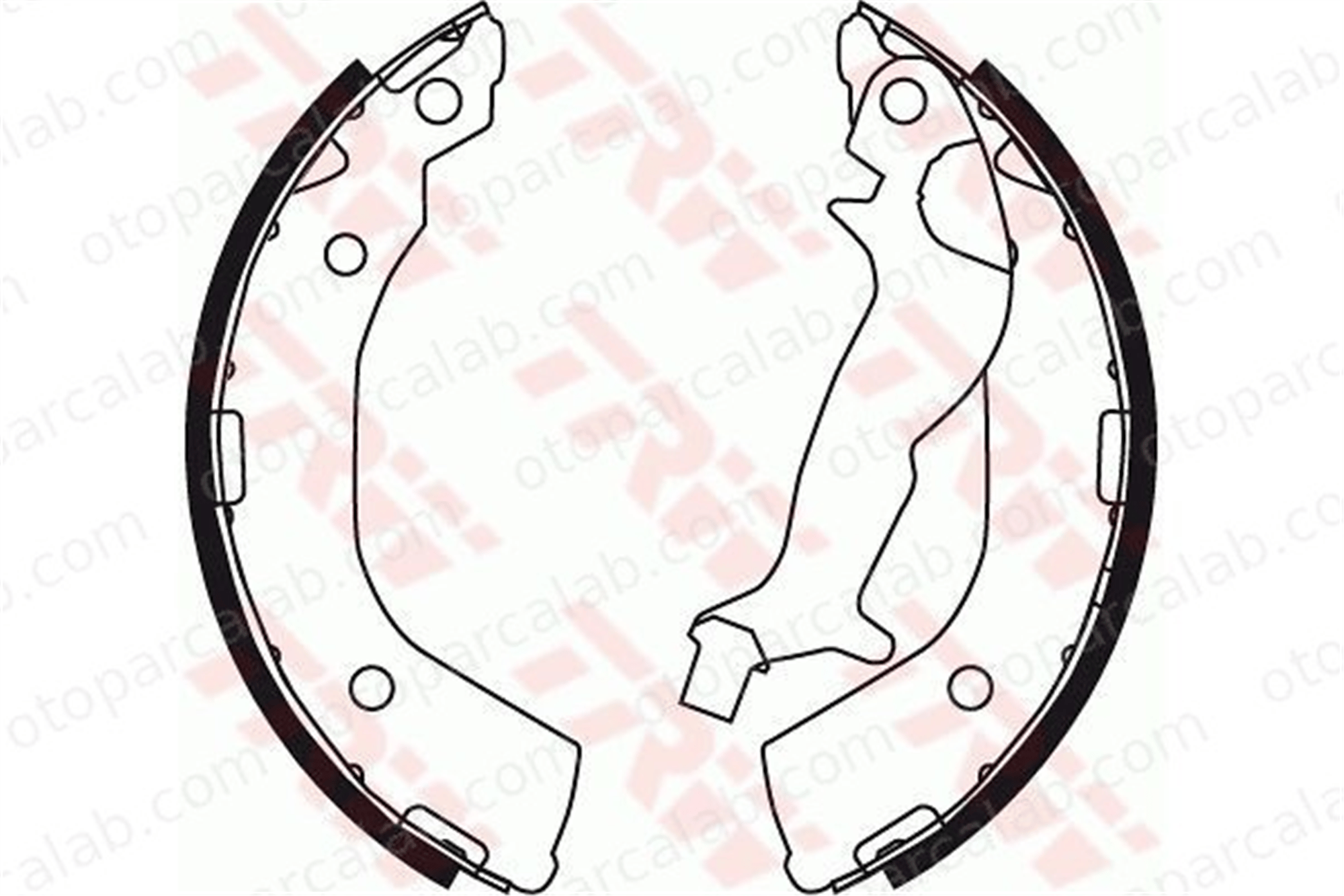 WALBURG WBS1060 Fren Pabuçlu Balata Arka HYUNDAI GETZ 583051CA00 583051CF00