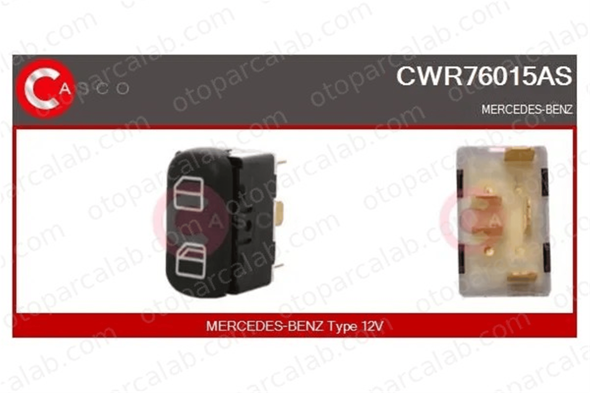 WENDERPARTS MA0055453707 Cam Açma Düğmesi Ön Sağ MERCEDES-BENZ SPRINTER 4-t Panelvan/Van SPRINTER 4-t Platform şasi A0055453707 55453707