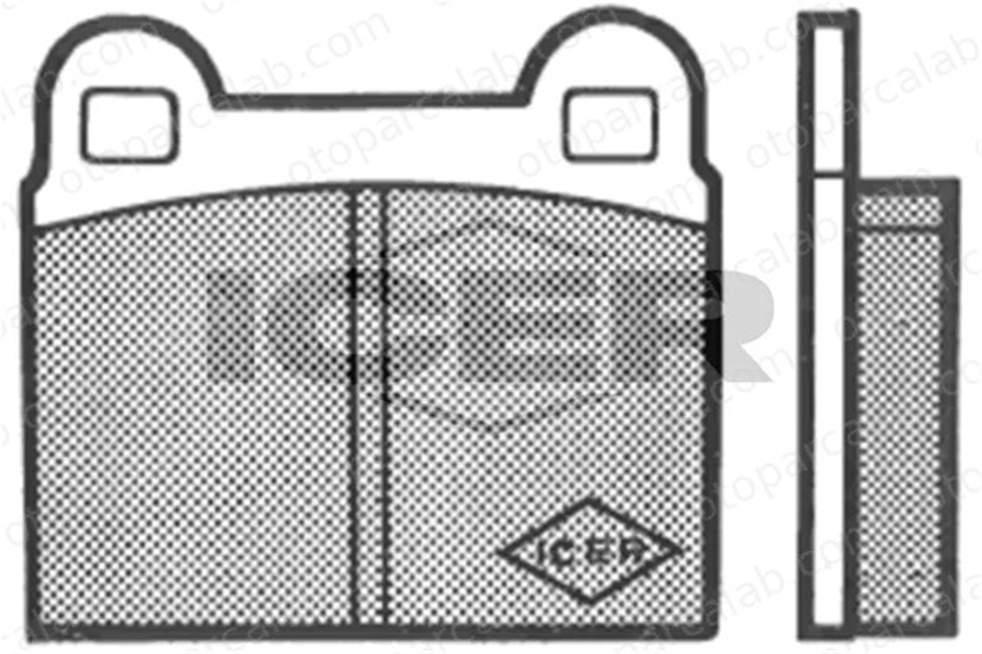 WONGA 22133 Fren Disk Balata Arka OPEL SENATOR A MONZA A 1605726 9029746