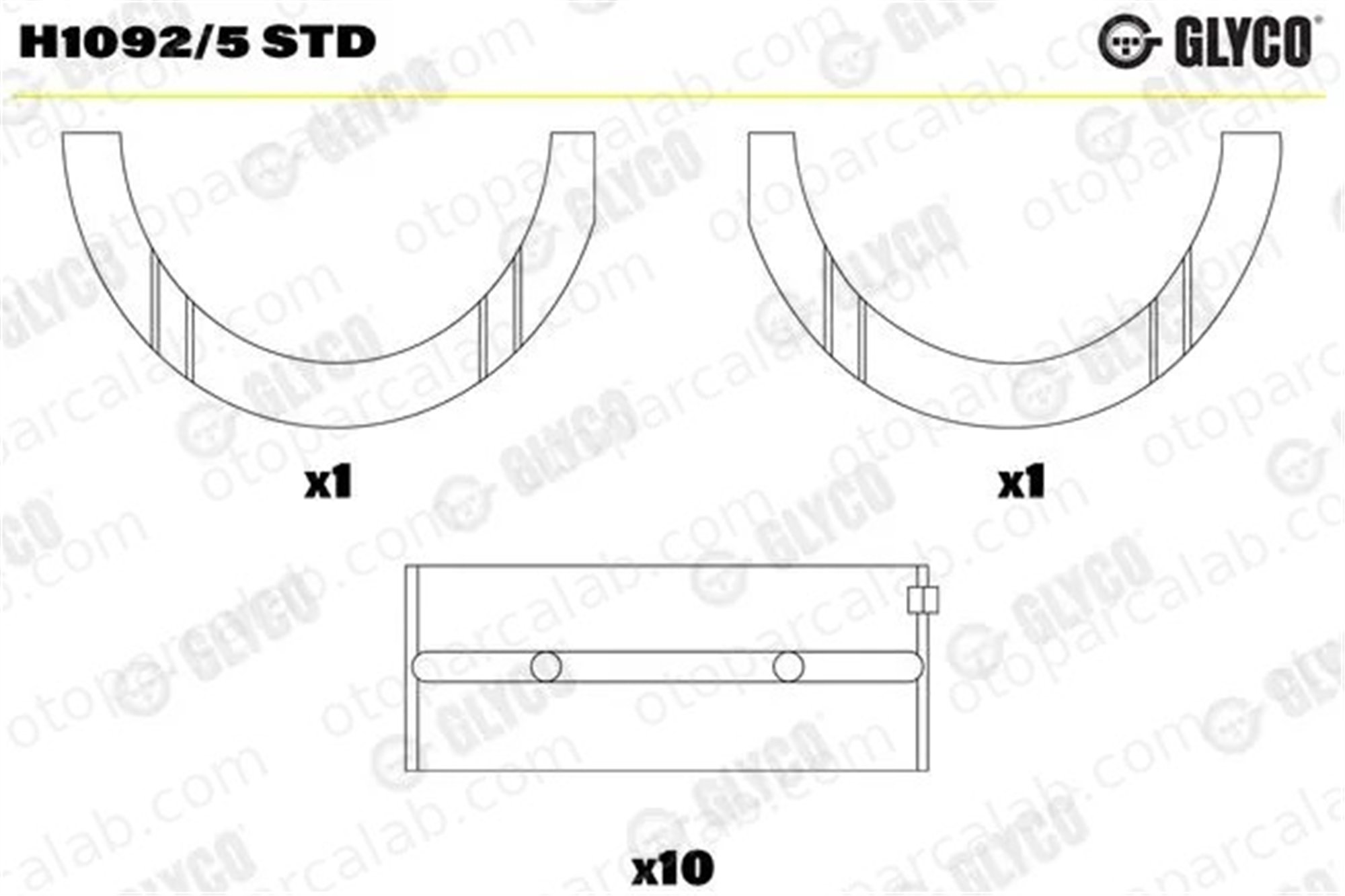 YENMAK 21-M0069-010 Ana Yatak (0.10) ALFA ROMEO MITO FIAT PUNTO 71731844 46459600