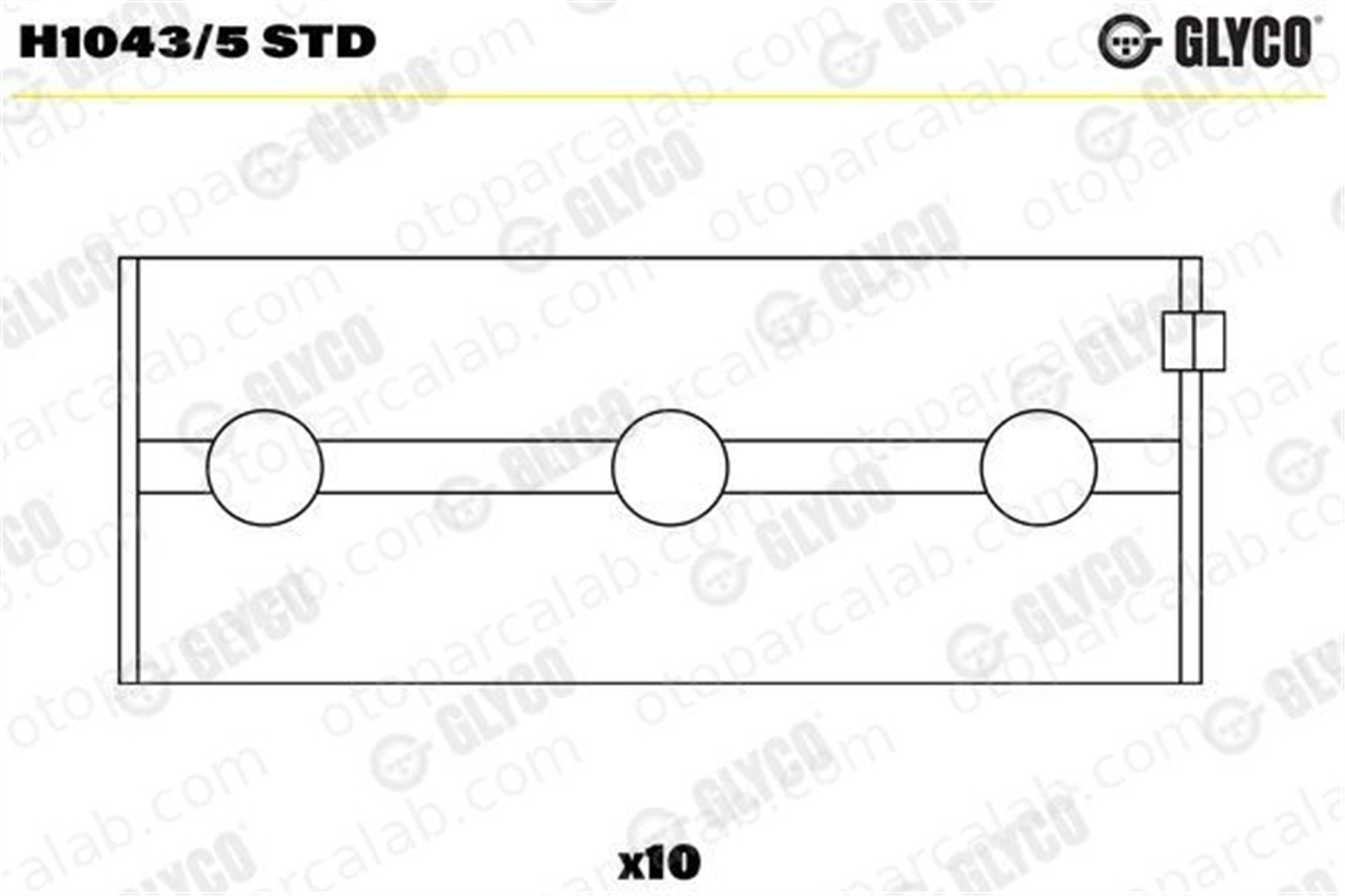 YENMAK 21-M0093-STD Ana Yatak (STD) FIAT TIPO 131 5882235 1901073