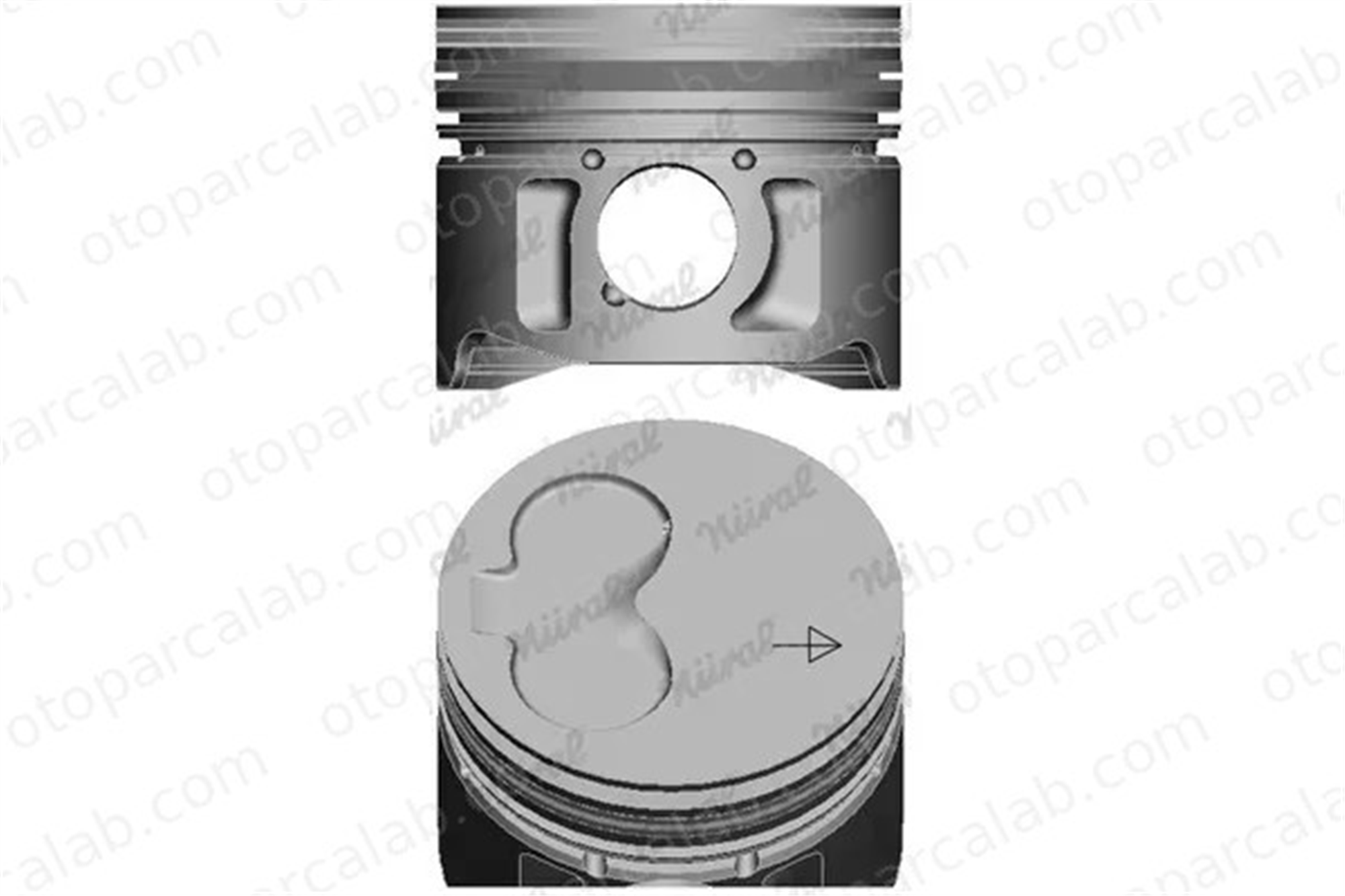 YENMAK 3309-050 Piston VW TRANSPORTER T4 Panelvan/Van TRANSPORTER T4 Platform şasi 28107065CF 028 107 065 CF