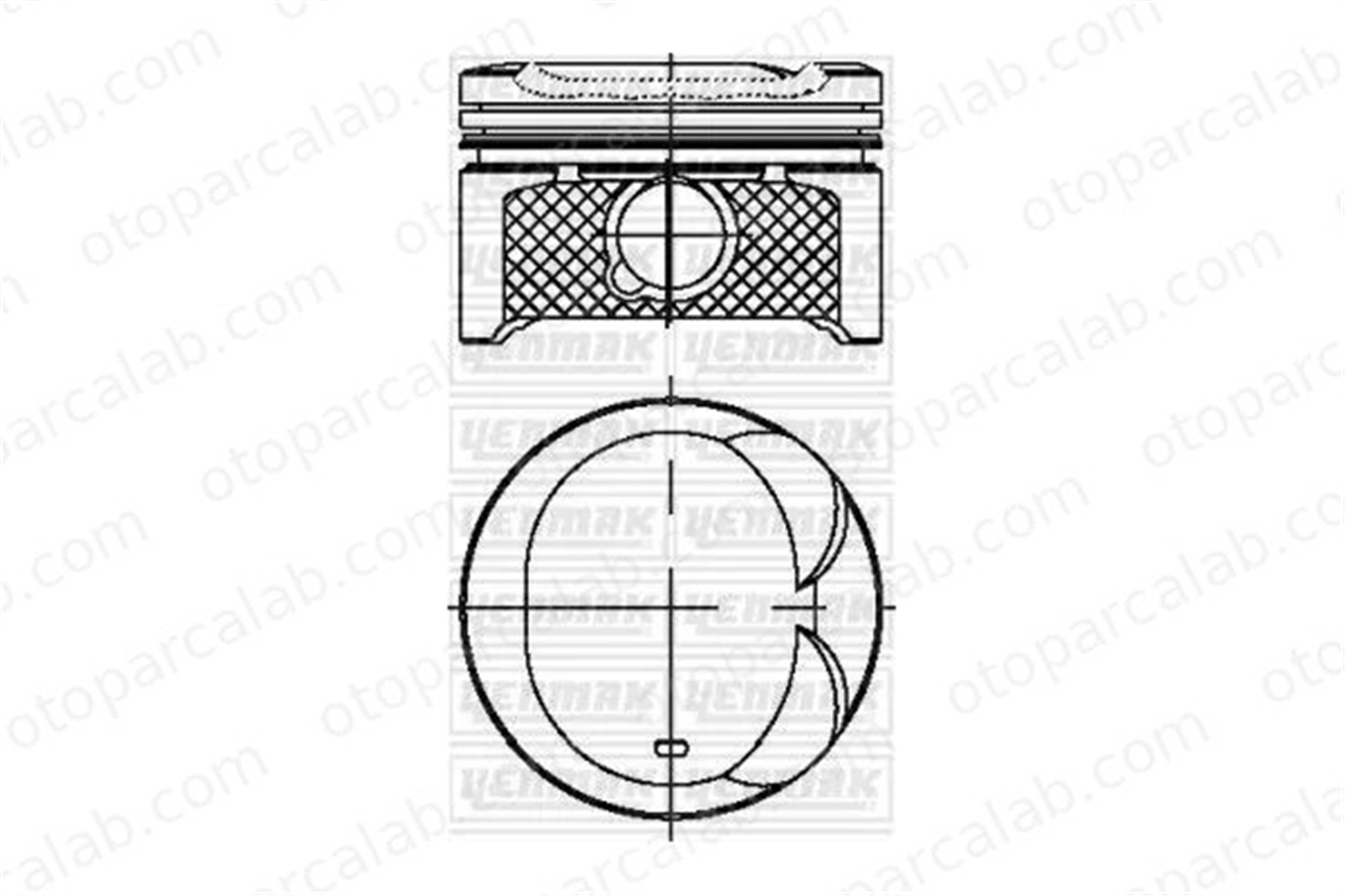 YENMAK 39-03990-000 Piston (79.00MM-STD) TOYOTA AVENSIS AVENSIS Station wagon 3903990000 131010D070