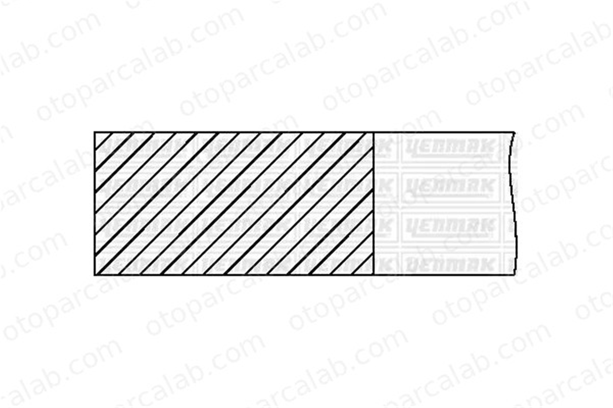 YENMAK 91-09427-000 Segman (93.67MM-STD) FORD TRANSIT Minibüs/Otobüs TRANSIT Panelvan/Van 9109427000 2234600