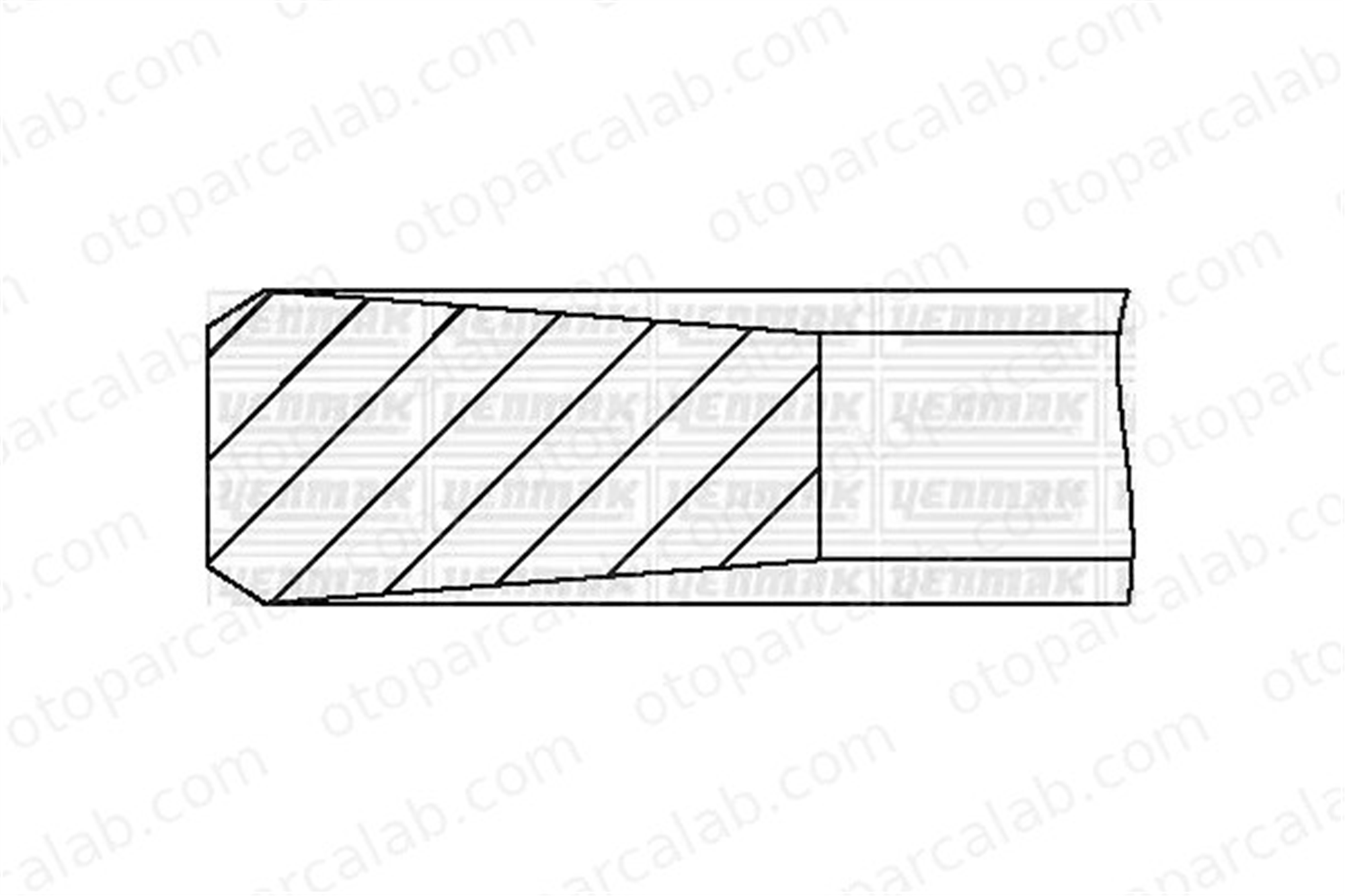 YENMAK 91-09585-000 Segman (101.65MM-STD) SUZUKI GRAND VITARA I GRAND VITARA II 2370500 02-3705-00