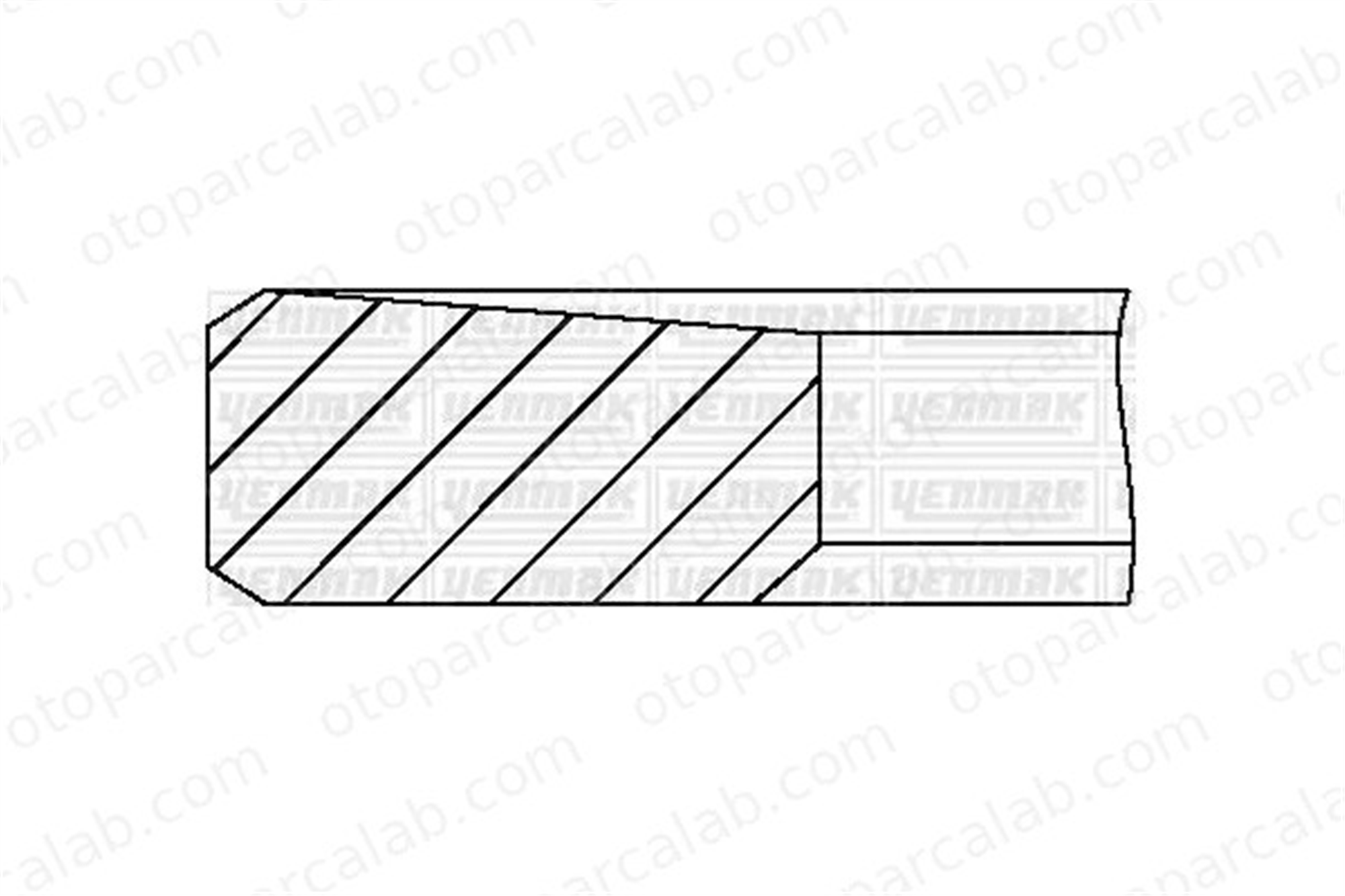 YENMAK 91-09843-000 Segman (91.10MM-STD) MITSUBISHI L200 L200 / TRITON 9109843000 20835