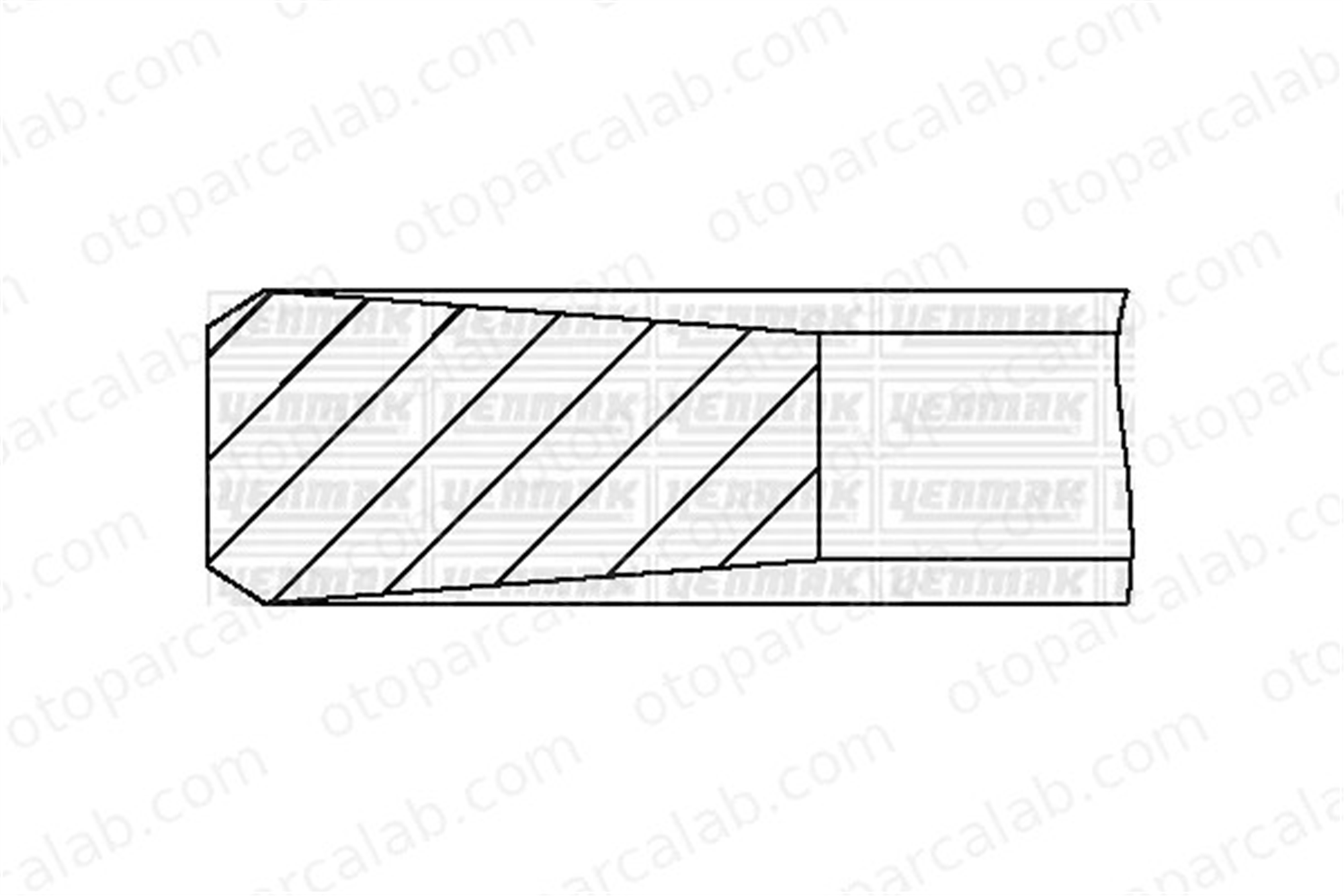 YENMAK 91-09912-000 Segman (97.00MM-STD) MERCEDES-BENZ AROCS ACTROS MP4 / MP5 30372518 003 037 25 18
