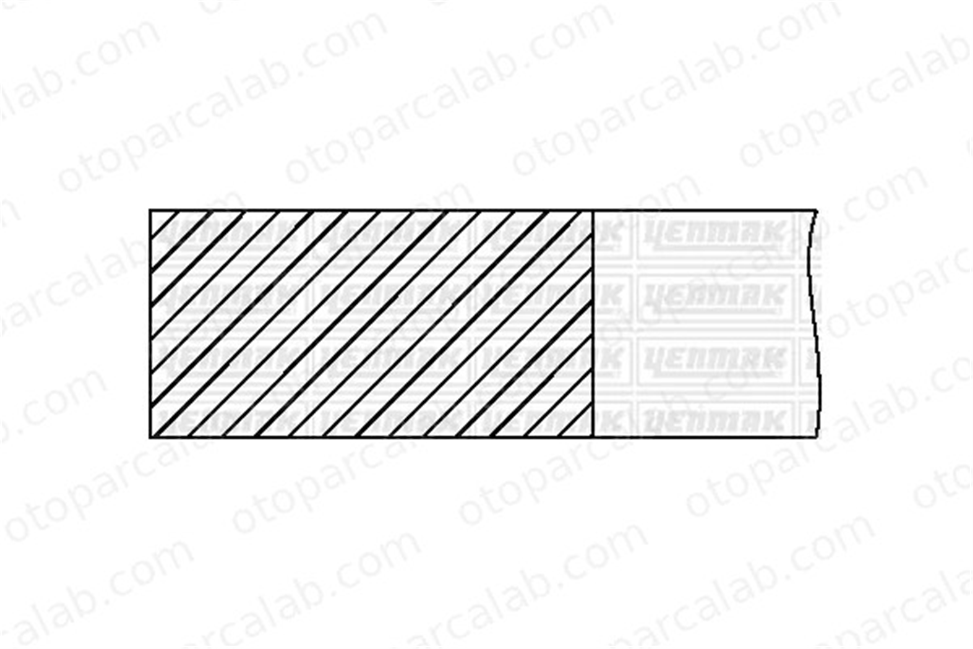 YENMAK 91-90230-050 Segman (75.00MM-0.50) CITROËN BERLINGO Kasa/büyük limuzin BERLINGO