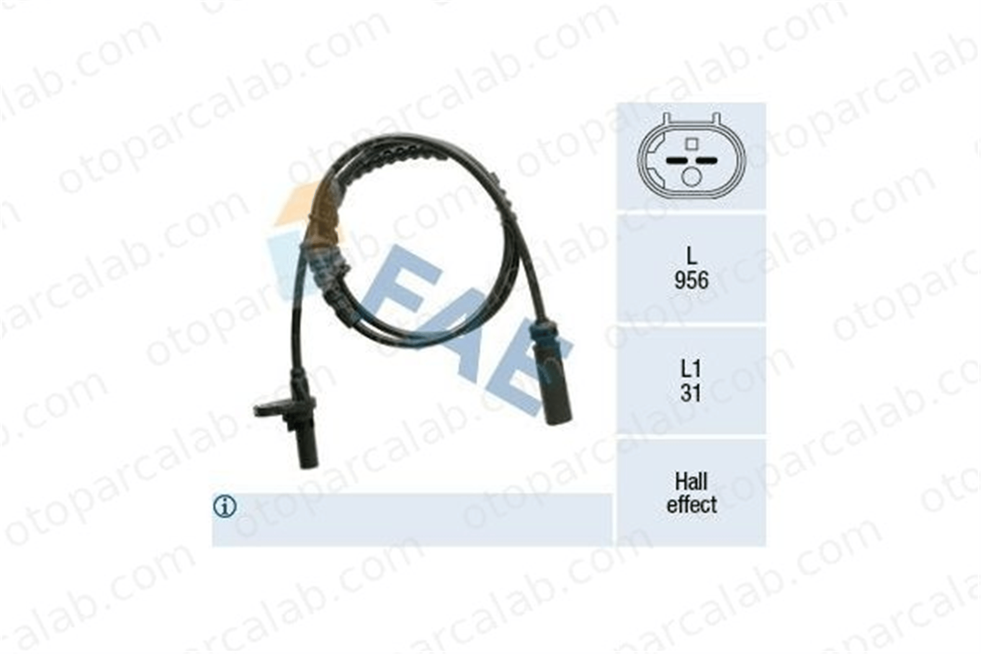 ZEGEN ZAS1018 Abs Sensörü Arka Sağ veya Sol BMW 5 5 Touring 34526775863 34526775864