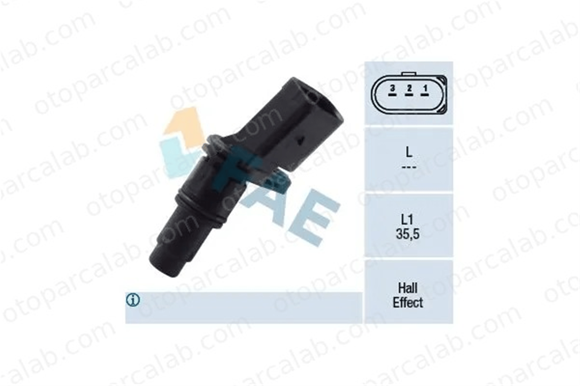 ZEGEN ZCMS1022 Eksantrik Devir Sensörü VW POLO SEAT CORDOBA 70907601A 70907601B